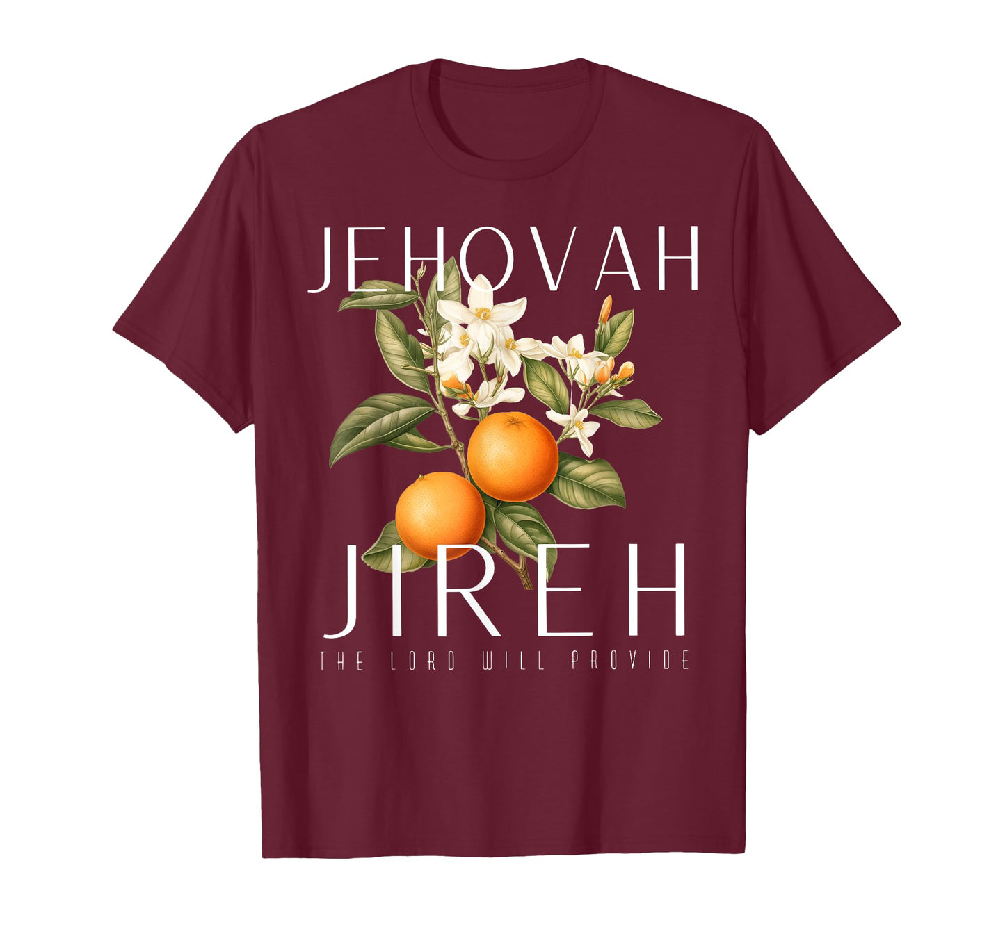Jehovah Jireh Graphic Christian Jesus Retro Fruit Lemon T-Shirt
