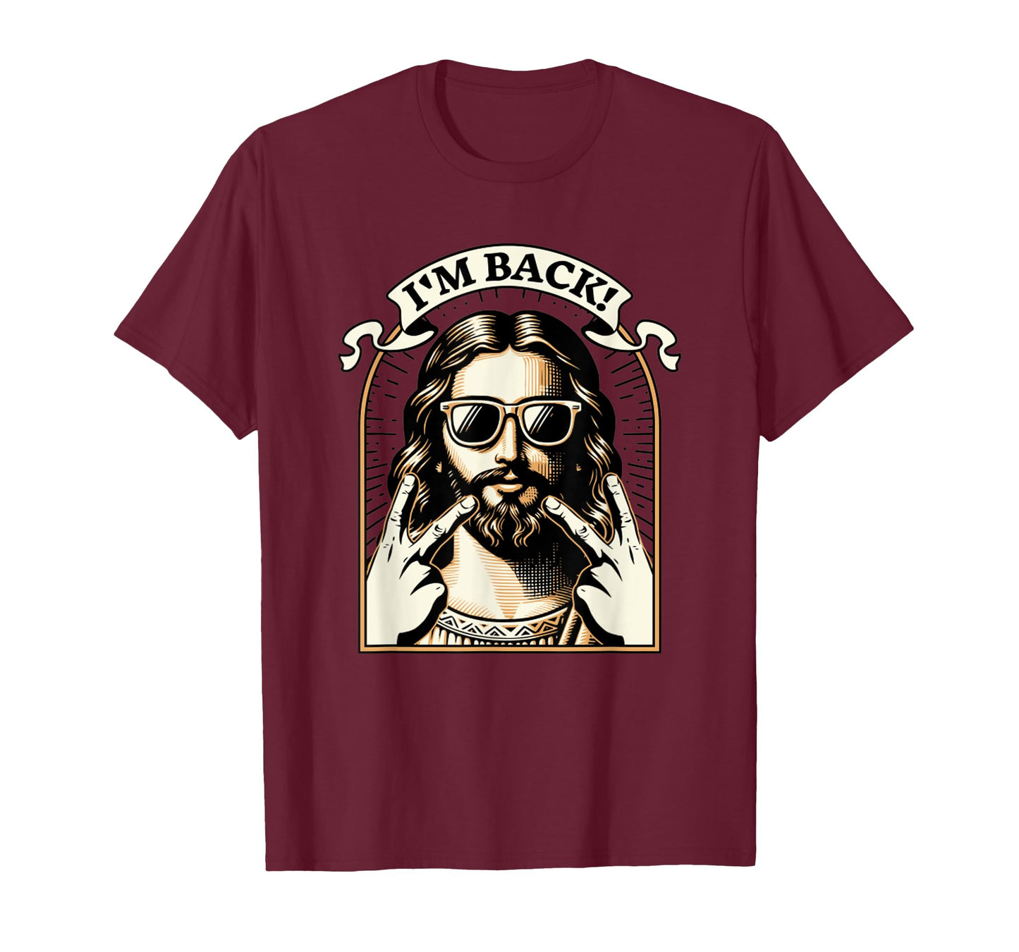 I'm Back Jesus Christ Funny Meme Jesus Faith God T-Shirt