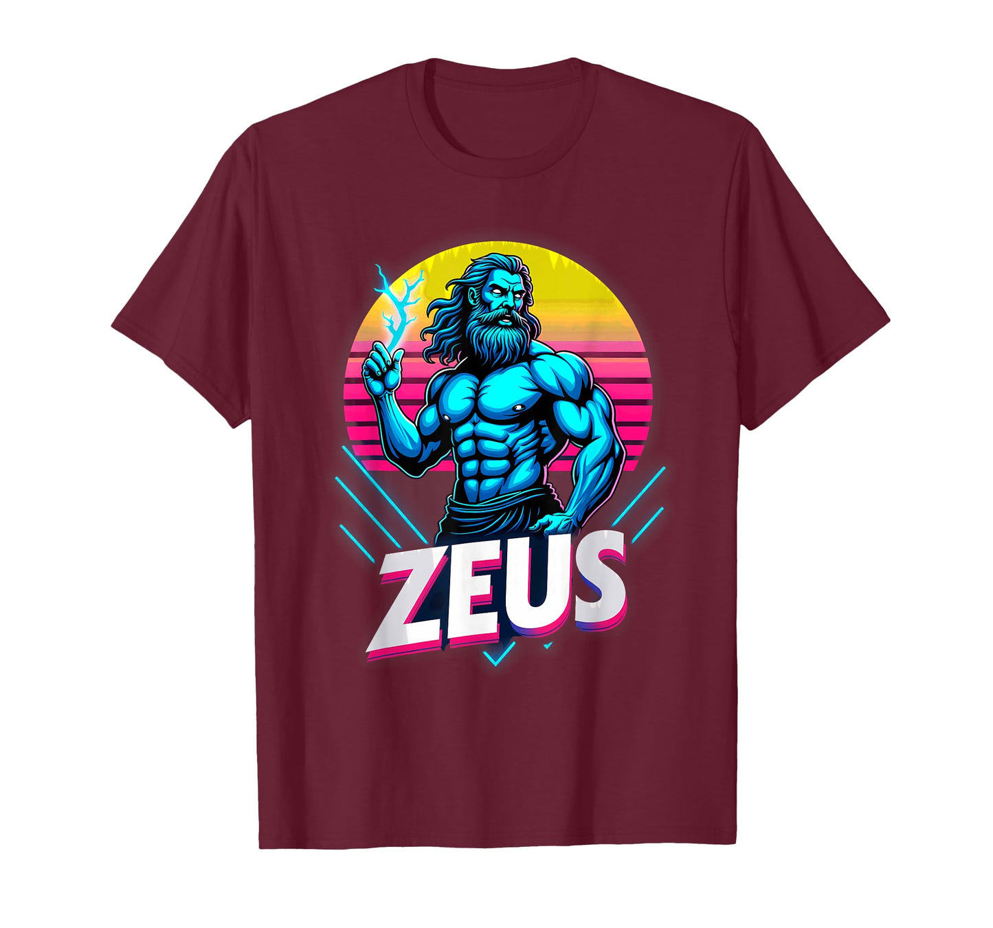 Retro Greek Mythology God Zeus T-Shirt