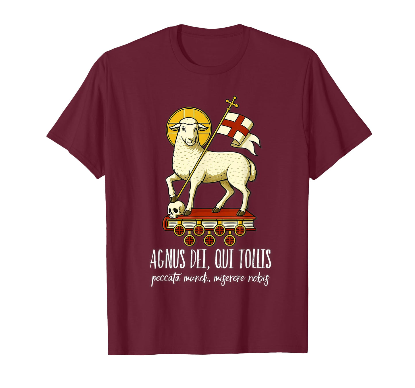 Agnus Dei Sanctus Traditional Latin Mass Catholic T-Shirt