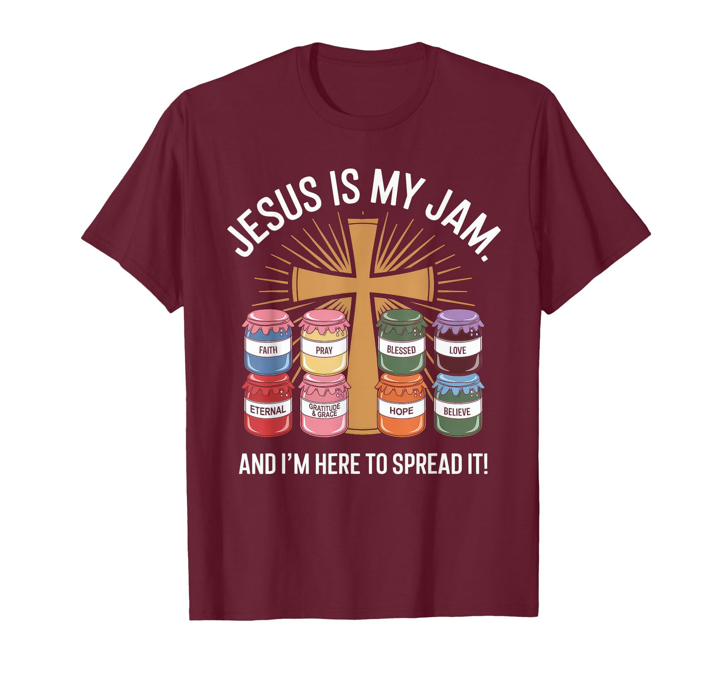Jesus is My Jam Tshirt Men Women Christian Bible Verse T-Shirt