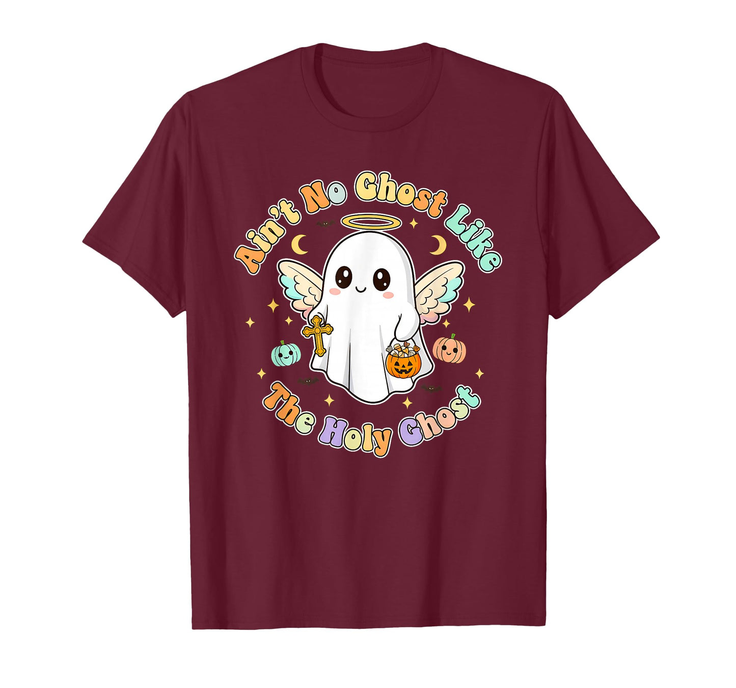 The Only Ghost I Know is The Holy Ghost Halloween Boo Bible T-Shirt