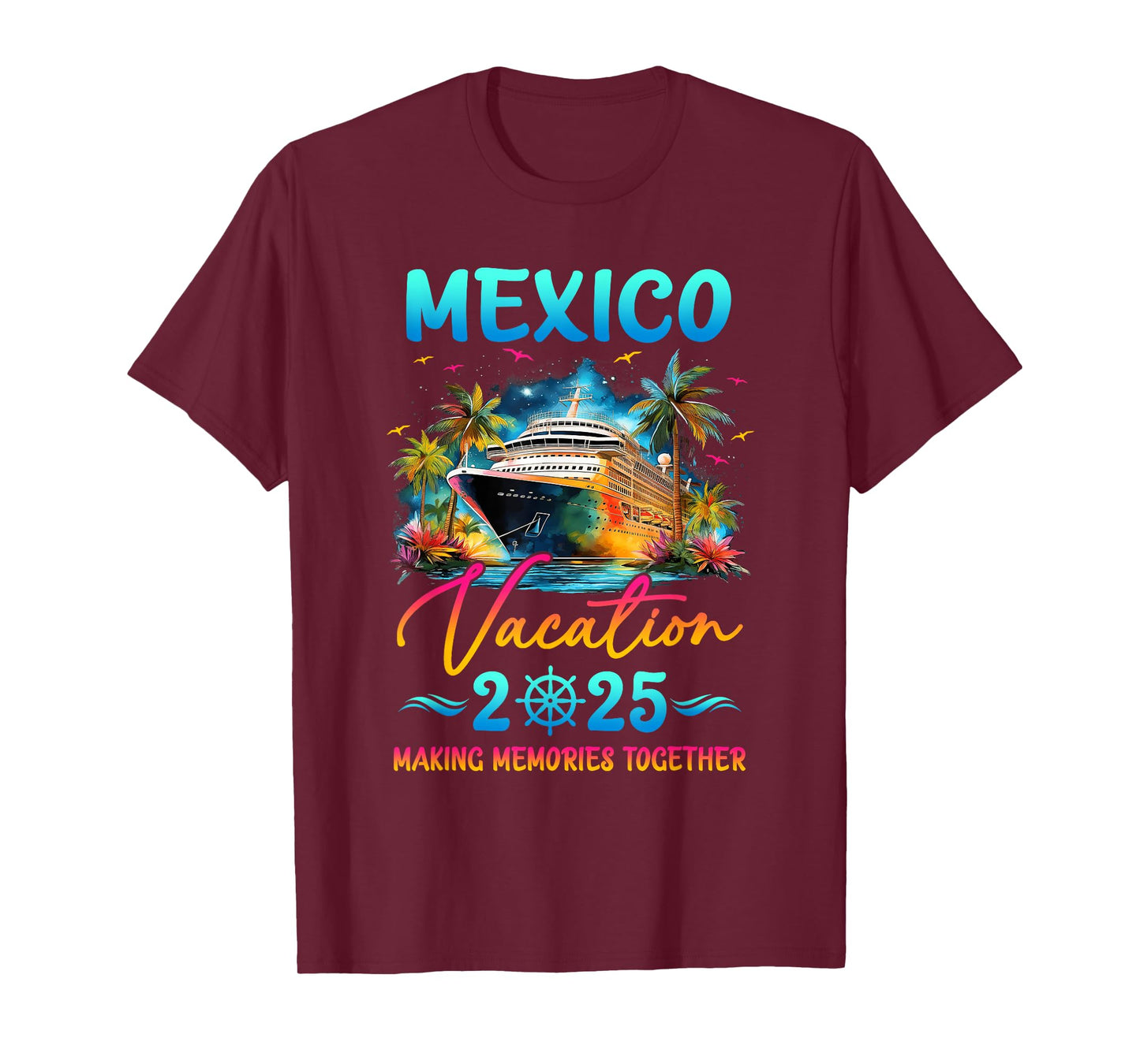 Mexico Family Vacation 2025 Matching Group Summer T-Shirt