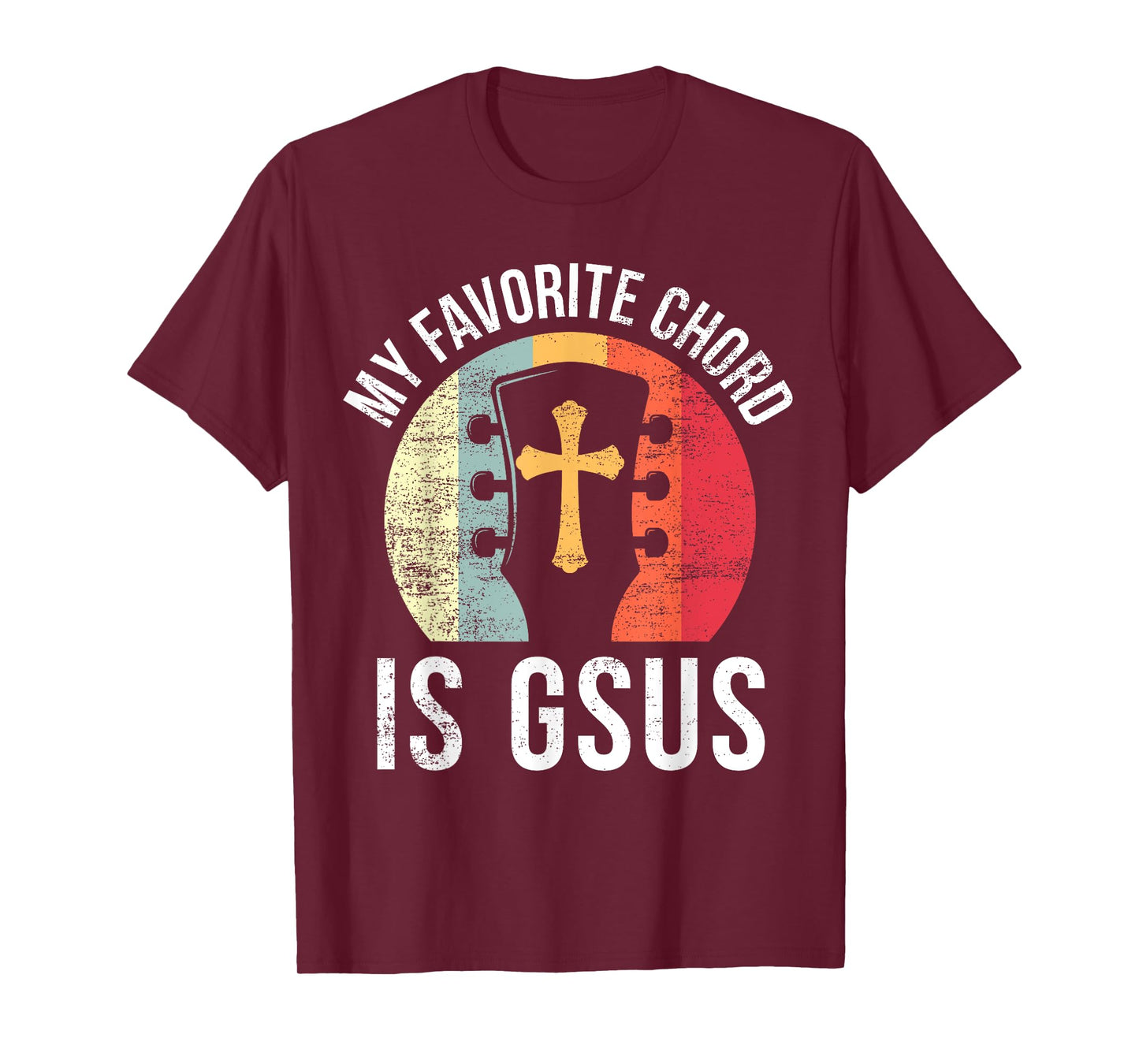 Christian Guitar Player Jesus My Favorite Chord Guitarist T-Shirt