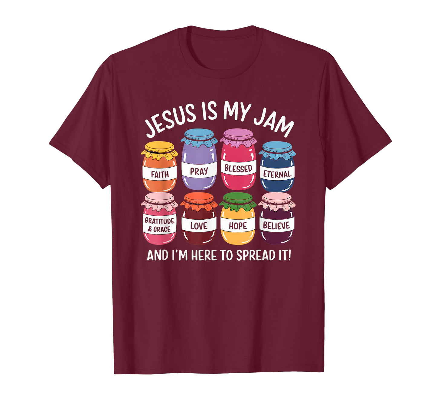 Jesus is My Jam Tshirt Men Women Christian Bible Verse T-Shirt