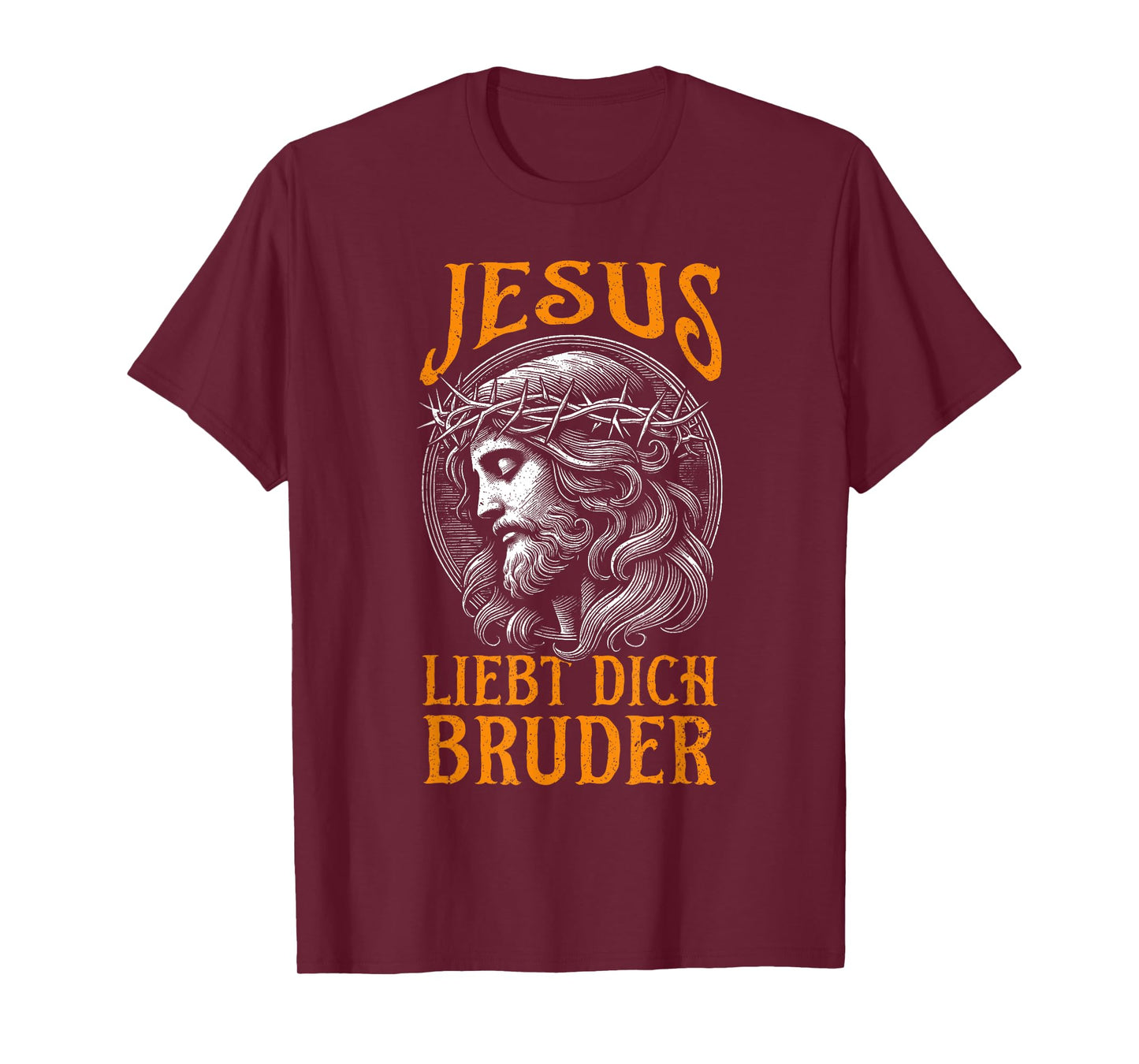 Jesus Liebt Dich Brother God Christian Catholics Christians T-Shirt