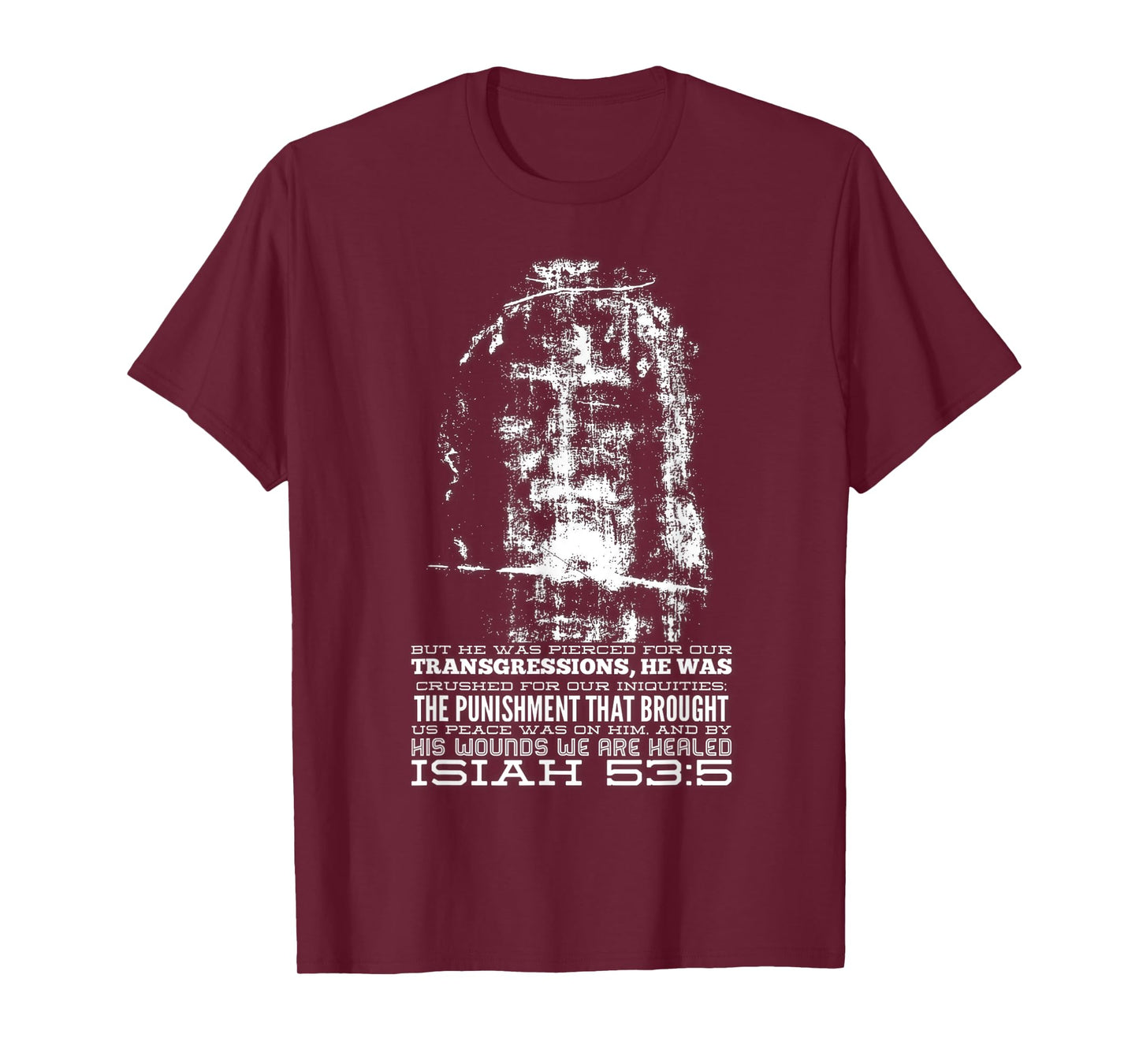 Shroud Of Turin Face of Jesus Christ Catholic T-Shirt