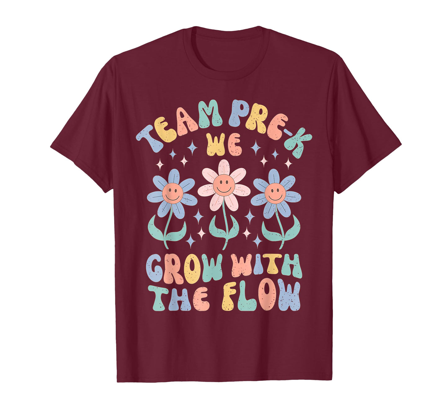 Preschool Teacher Appreciation Team Pre-K Grow With the Flow T-Shirt