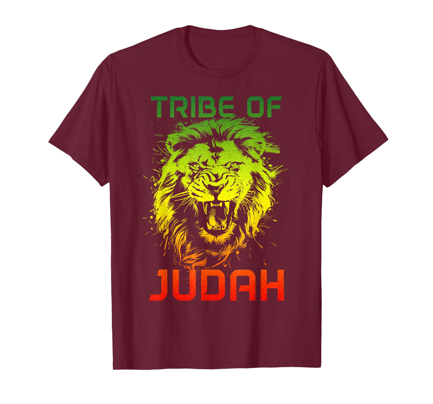 Lion Of Judah Tribe Hebrew Israelite Reggae African YHWH T-Shirt