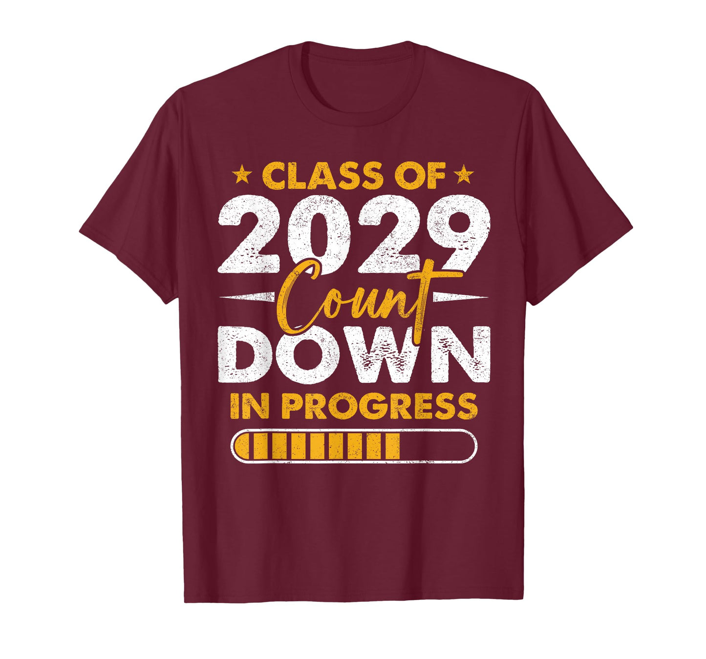 Class of 2029 Count Down In Progress Graduation 8th Grade T-Shirt
