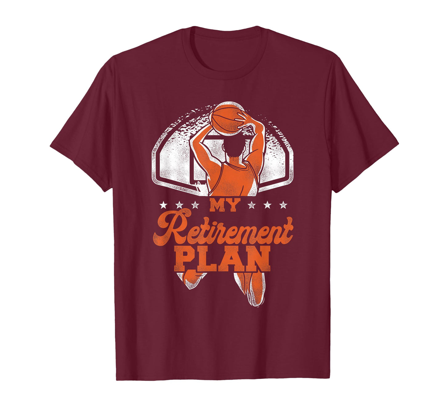 Basketball Bball Retirement My Retirement Plan T-Shirt