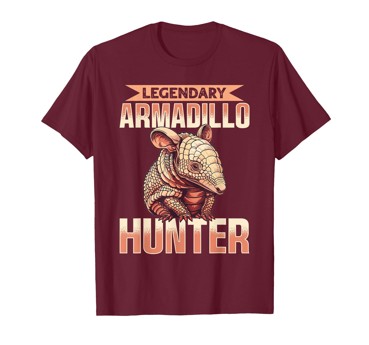 Funny Armadillo Animal Legendary Armadillo Hunter T-Shirt