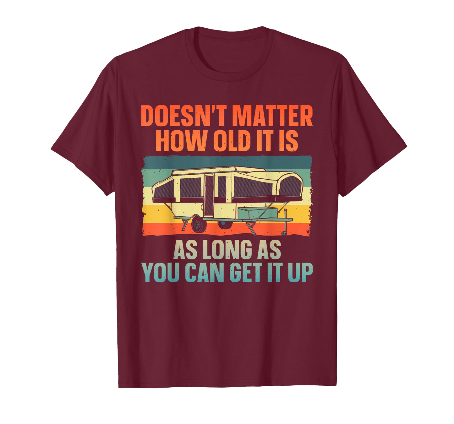 Best Pop Up Camper Art For Men Women Pop Up Trailer Camping T-Shirt
