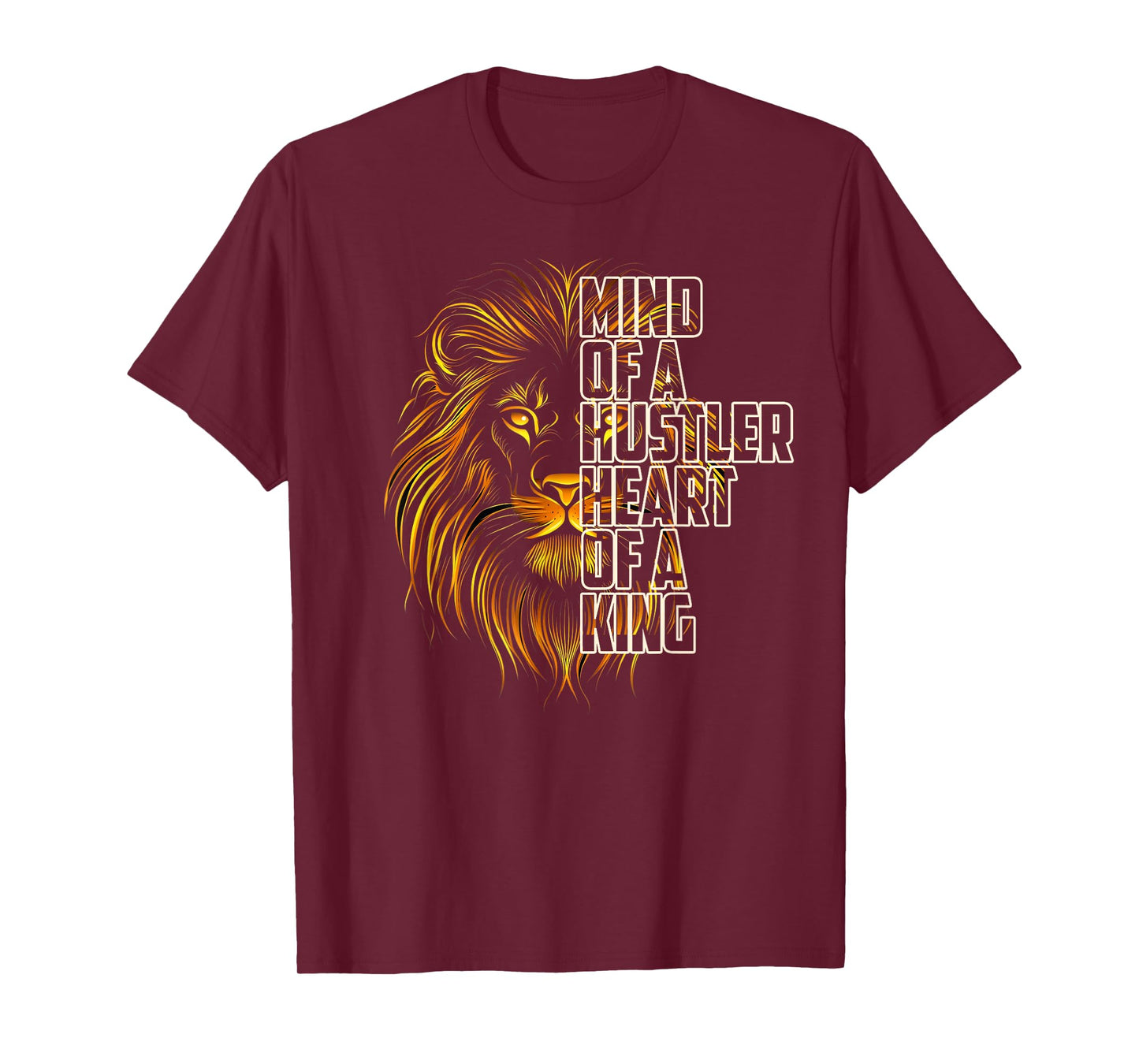 Lion's Mind -Lion's Heart - A King Jesus Cross Child of God T-Shirt