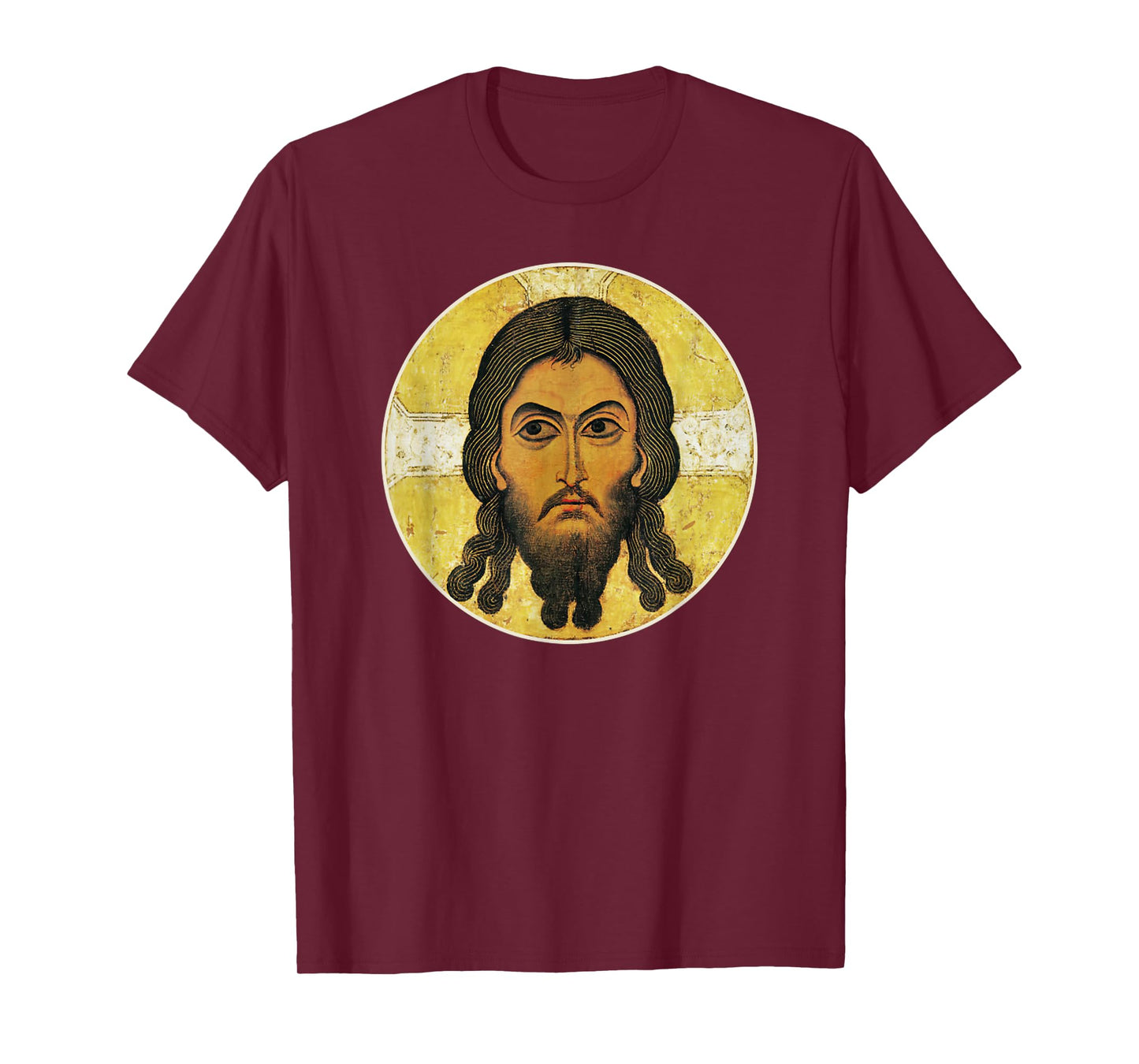 Vintage Christ Acheiropoietos Holy Face Of Jesus Orthodox T-Shirt