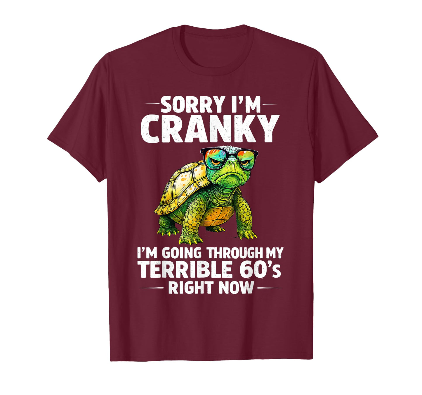 Sorry I’m Cranky I’m Going Through My Terrible 60s Turtle T-Shirt