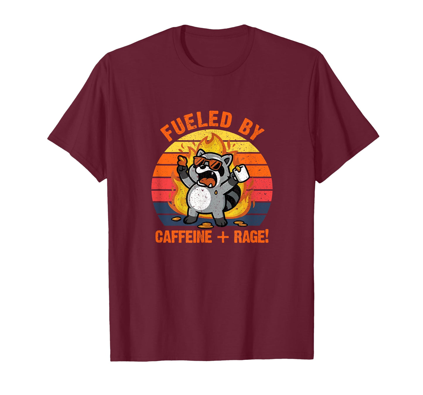 Fueled By Caffeine Rage T-Shirt