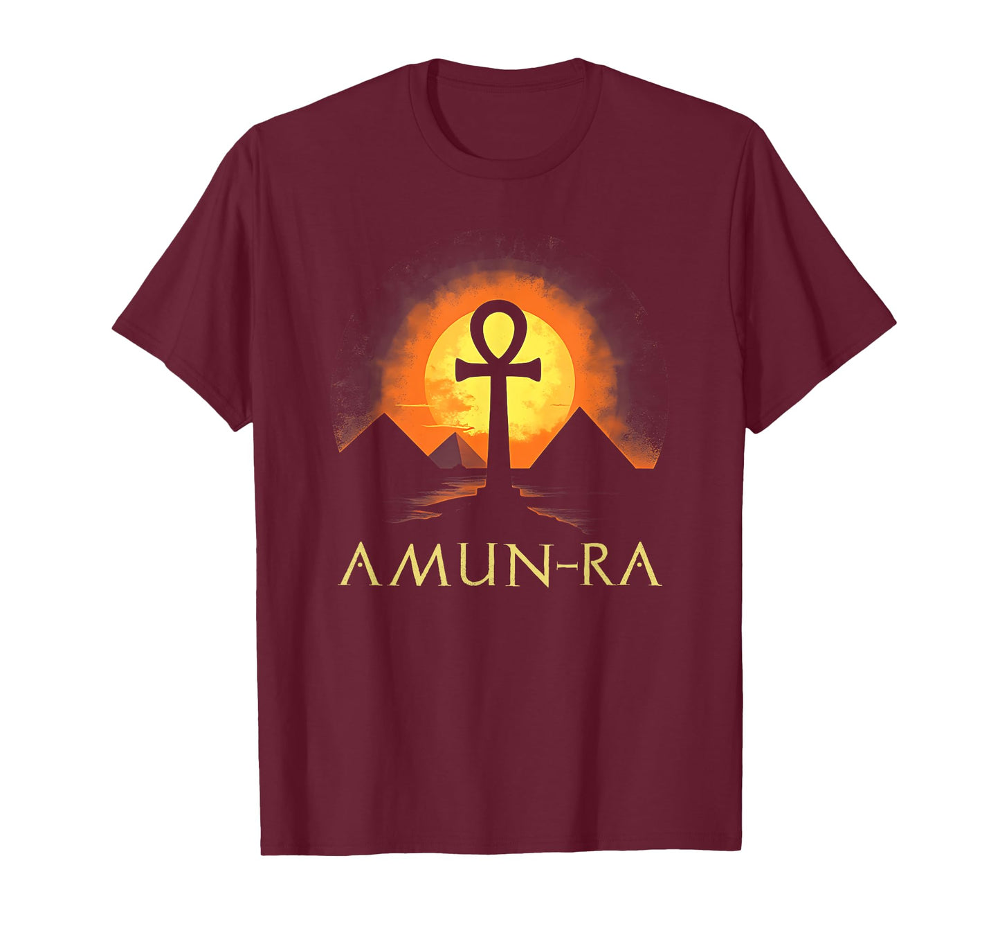 Amun Ra Ancient Egyptian God Ankh T-Shirt