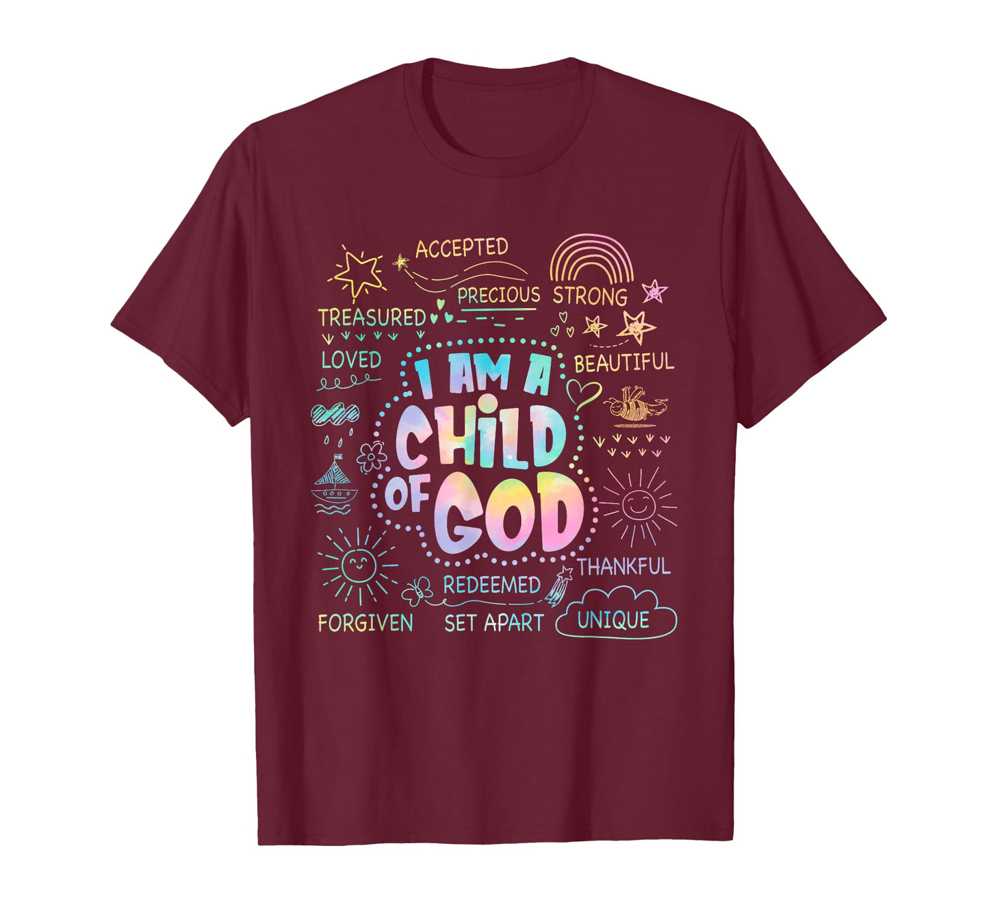 I Am A Child of God Christian Retro Jesus Faith Bible Verse T-Shirt
