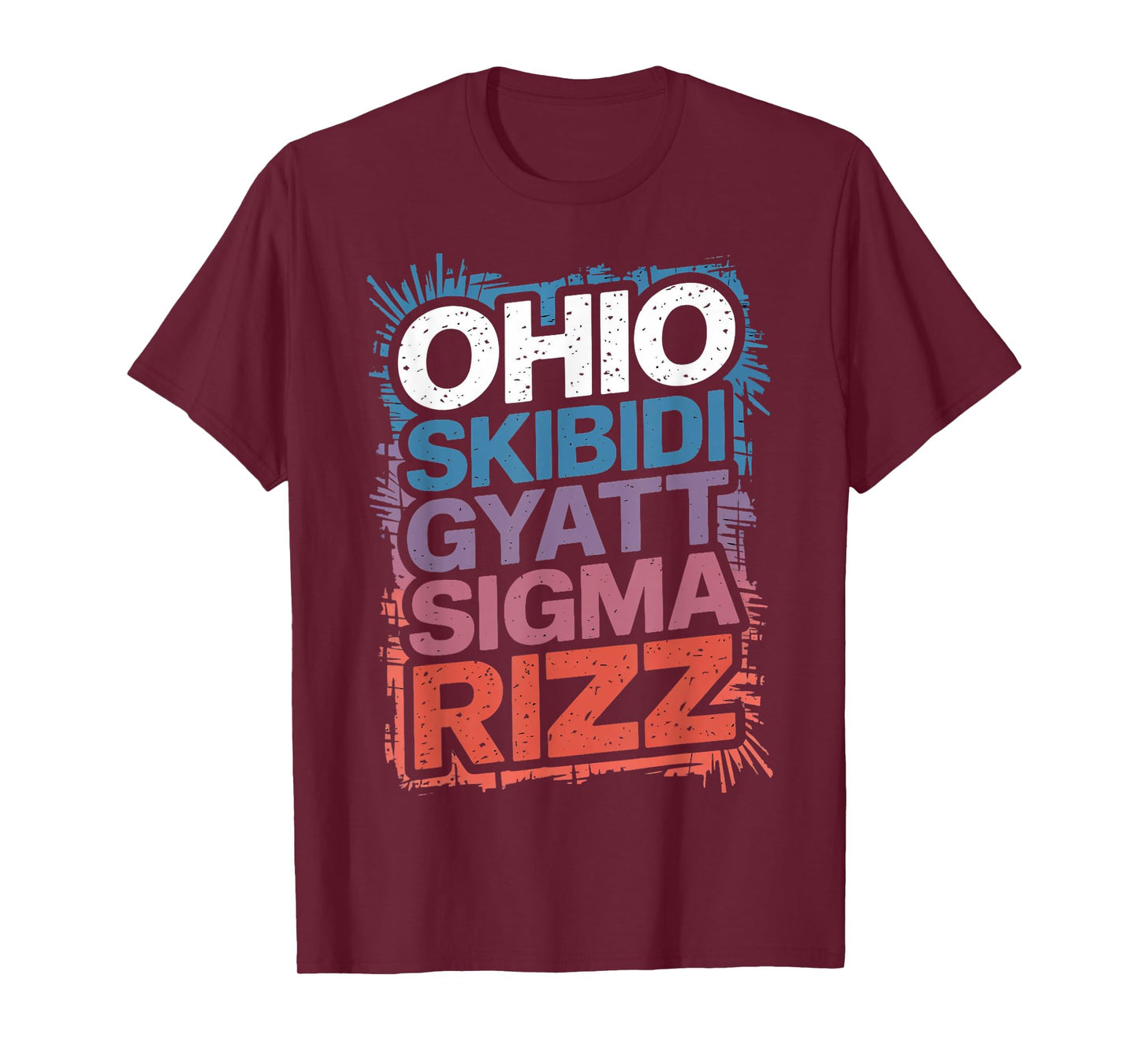 Ohio Skibidi Gyatt Sigma Rizz Gen Slang Rizz Funny Rizzler T-Shirt