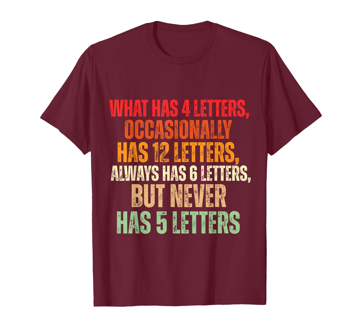 Funny Riddle Wordplay Joke for Grammar Nerds and Teachers T-Shirt