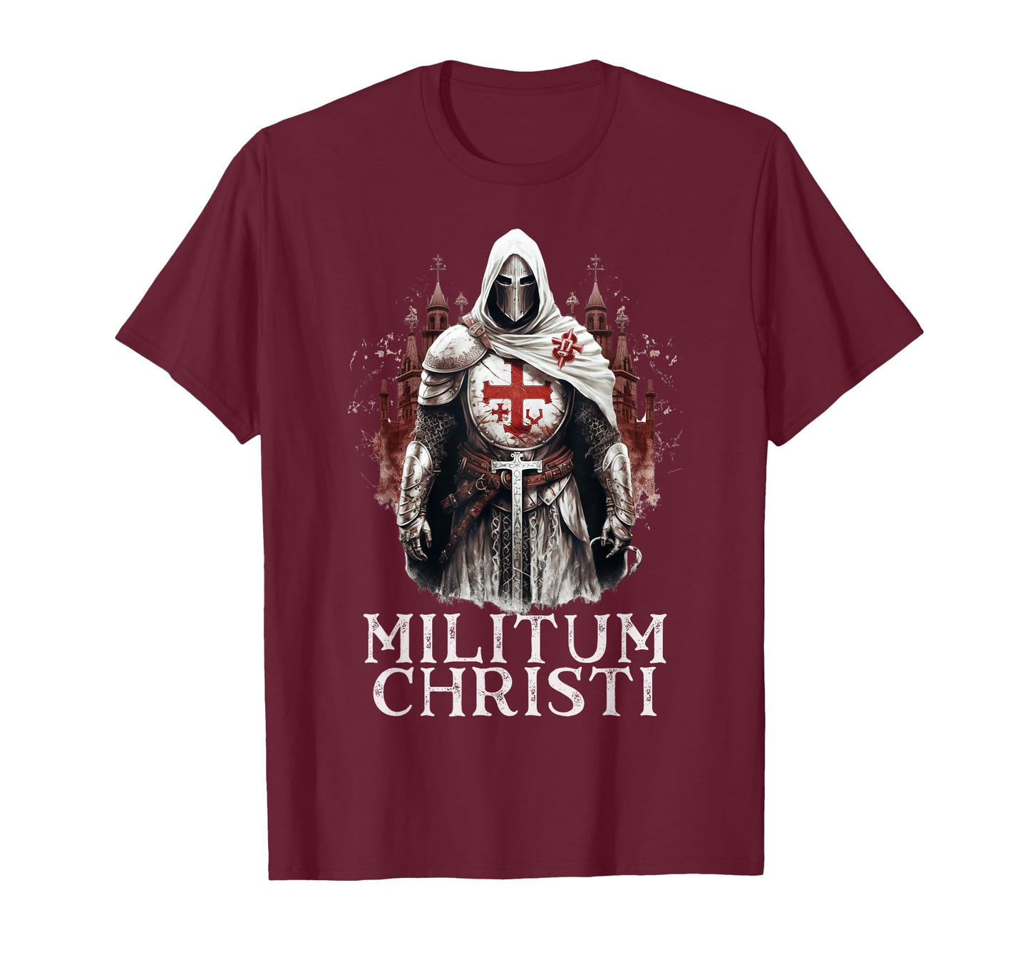 Catholic Knight Templar Crusader Cross T-Shirt