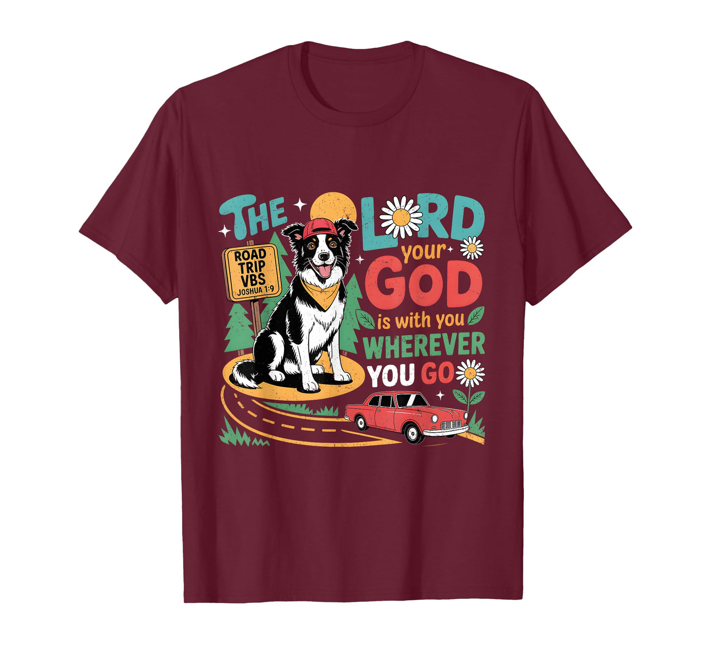 Road Trip VBS 2025 Christian Dog Bible Theme T-Shirt for Men Women Kids