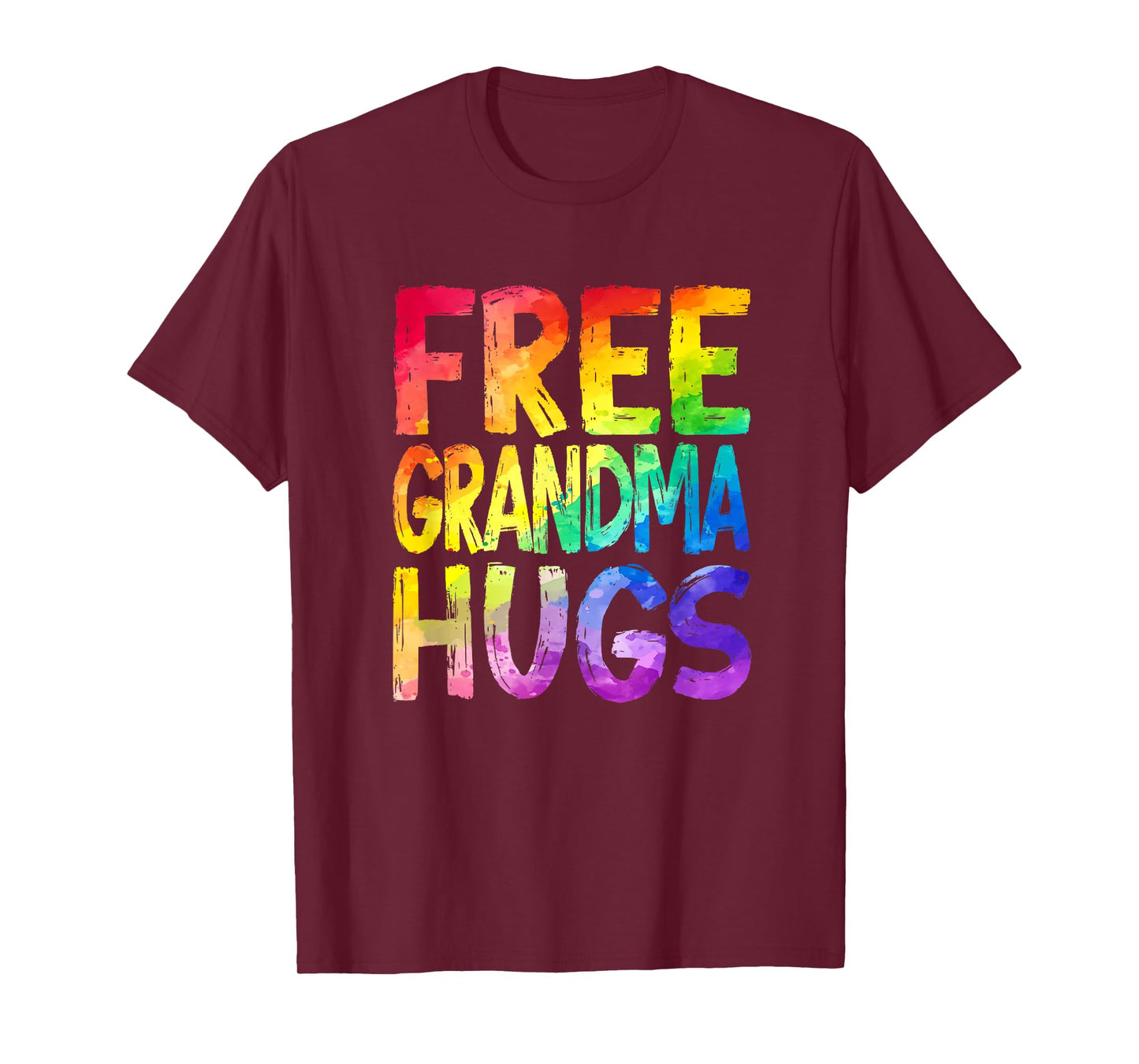Free Grandma Hugs Lgbt Pride Lgbtq Lesbian Gay Rainbow T-Shirt