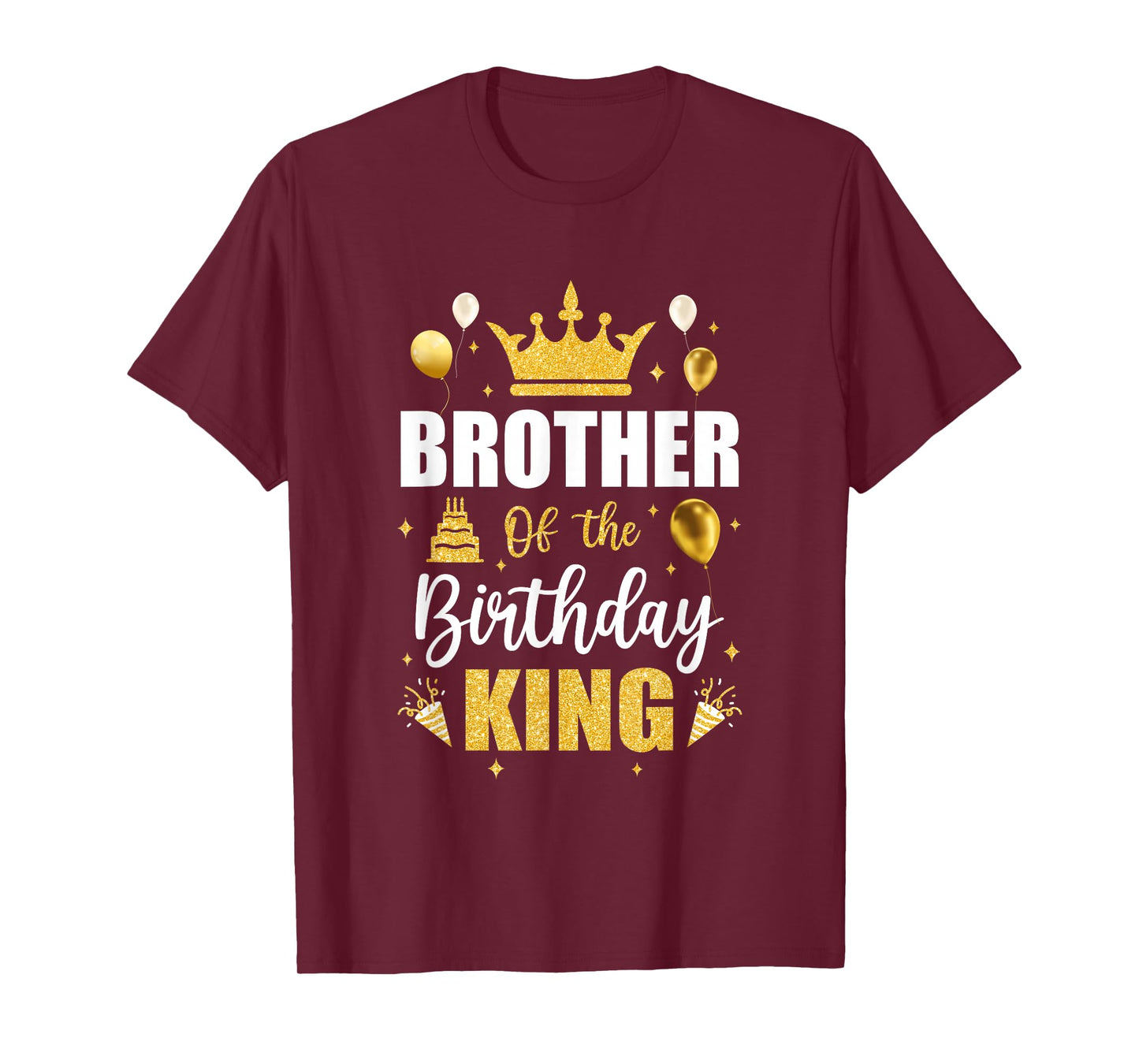Brother Of The Birthday King Boys Men Bday Party For Him T-Shirt