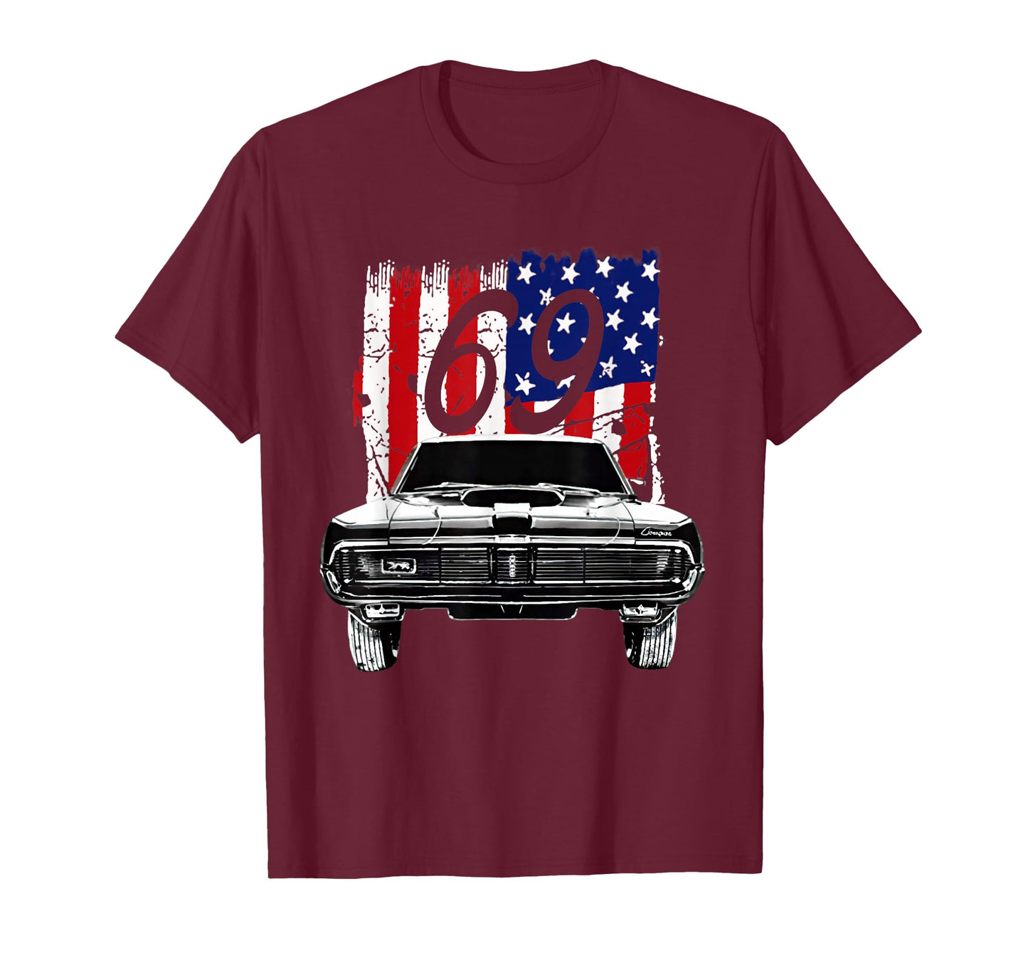 1969 69 Mercury classic Cougar Vinatge cars T-Shirt
