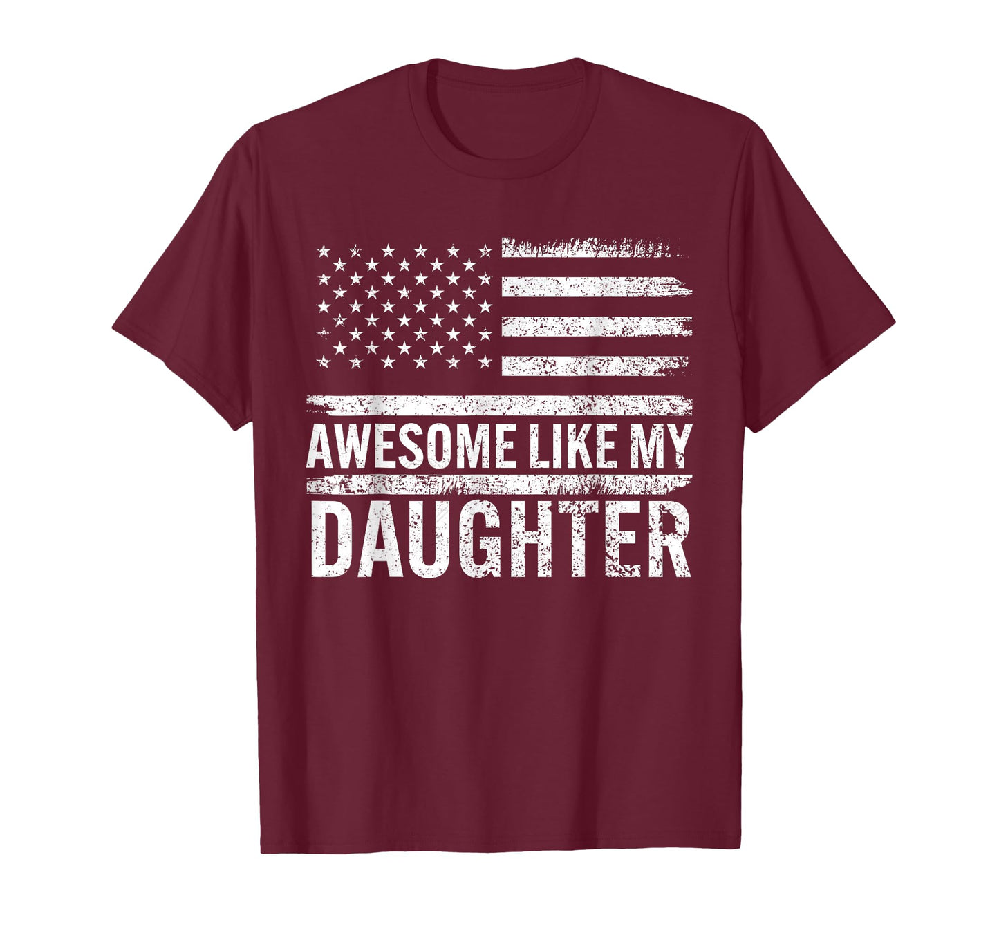 Awesome Like My Daughter Retro Men Funny Fathers Day Dad T-Shirt