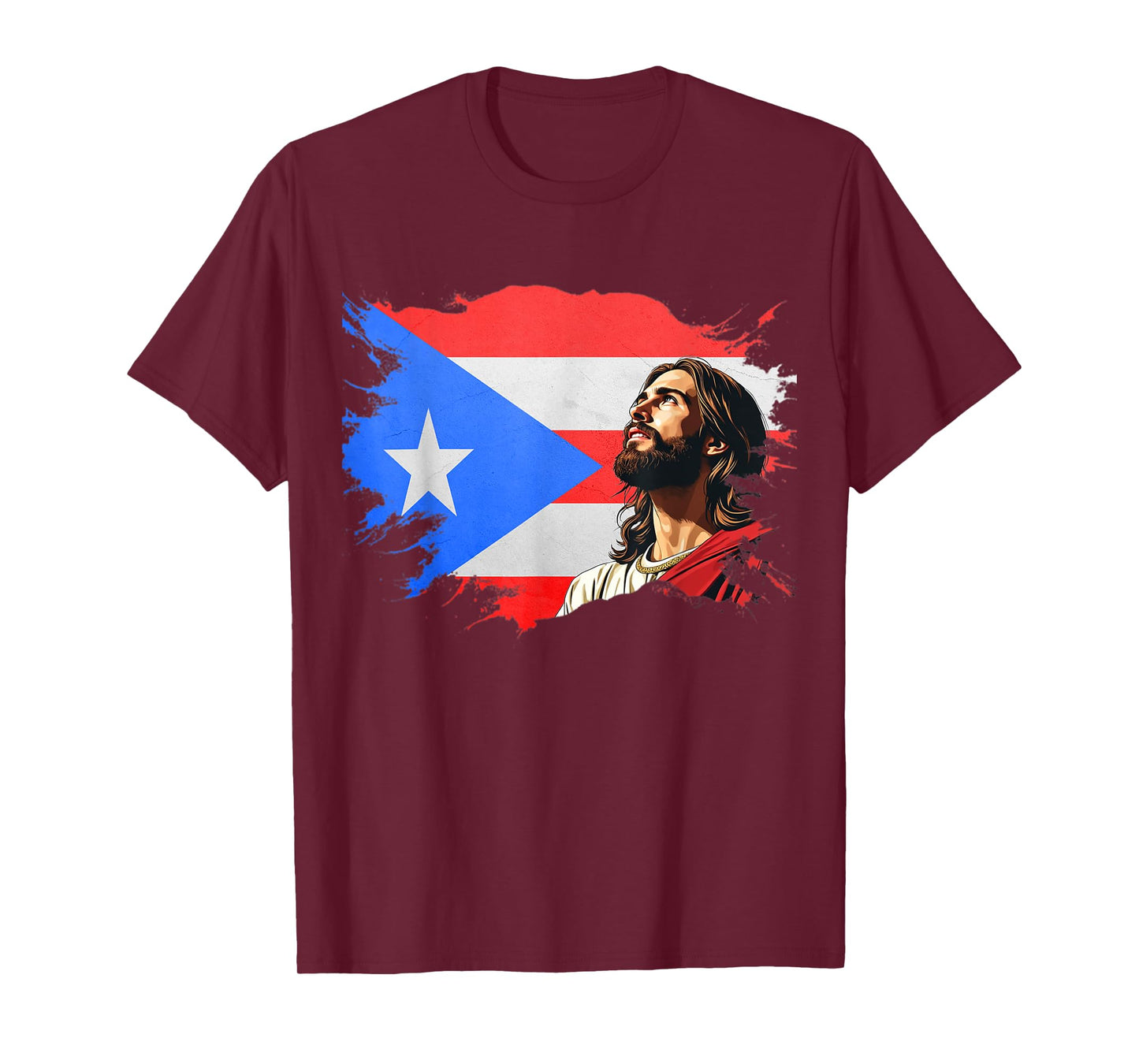 Puerto Rican Heritage Proud Christian T-Shirt