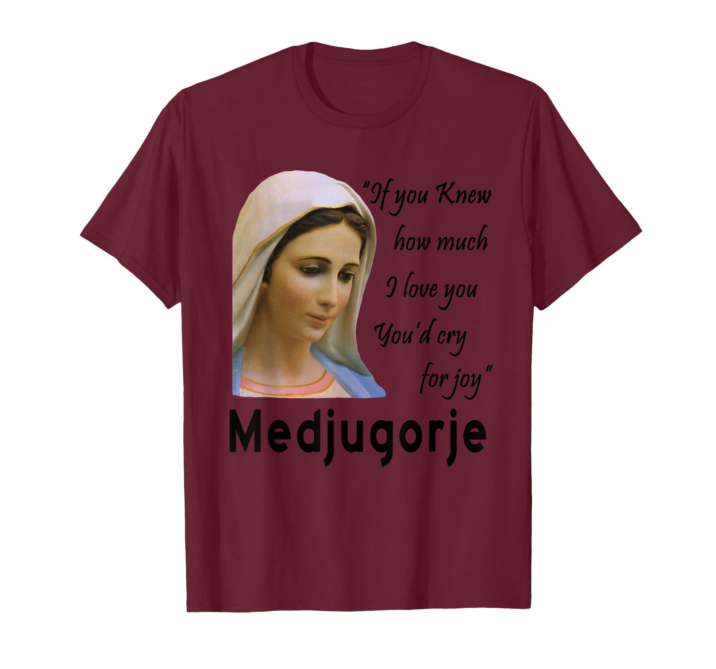 Our Lady Queen Of Peace Shirt Virgin Mary Queen of Peace T-Shirt