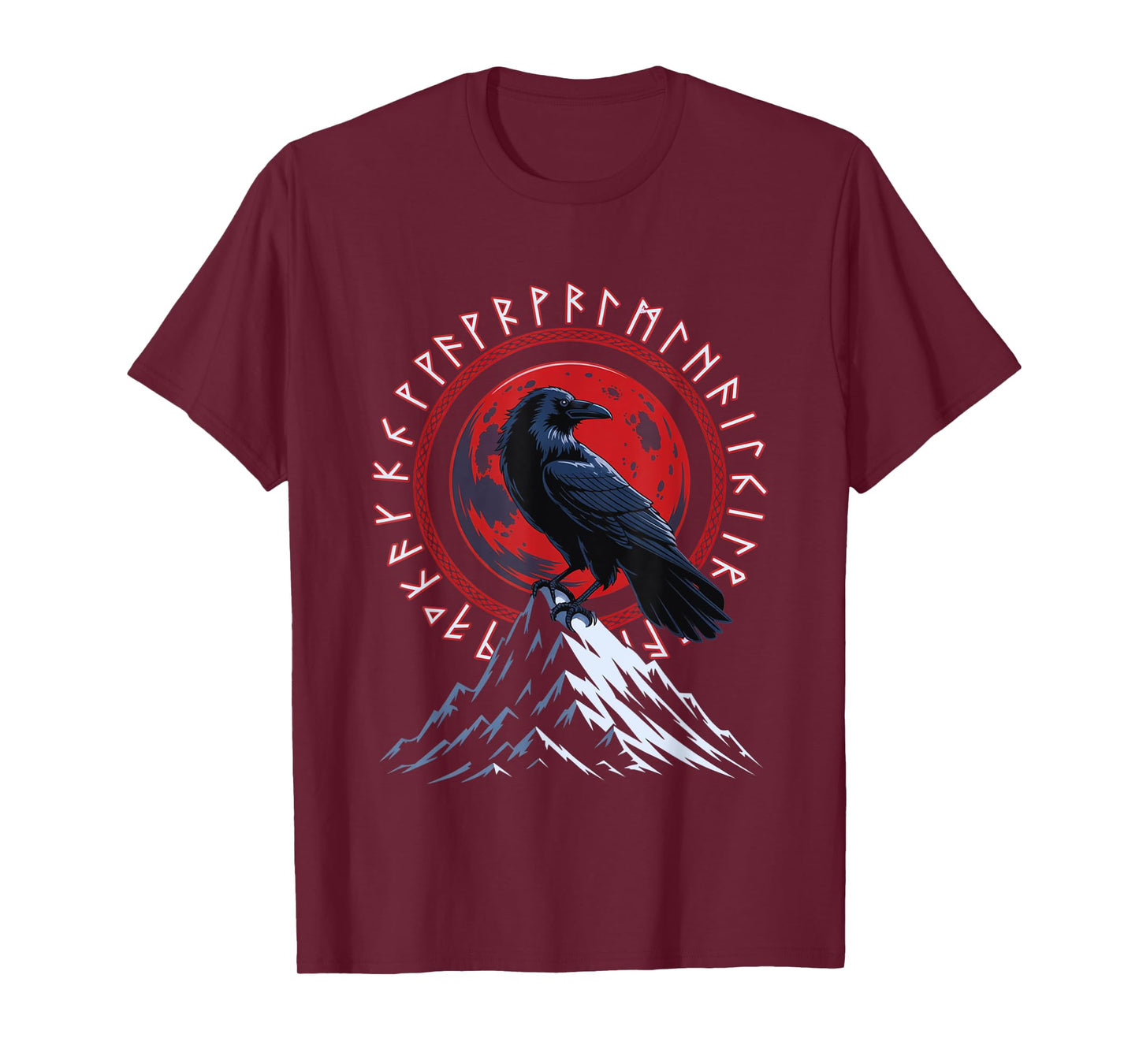 Odin Ravens Huginn & Muninn Vegvísir Vikings Myth T-Shirt