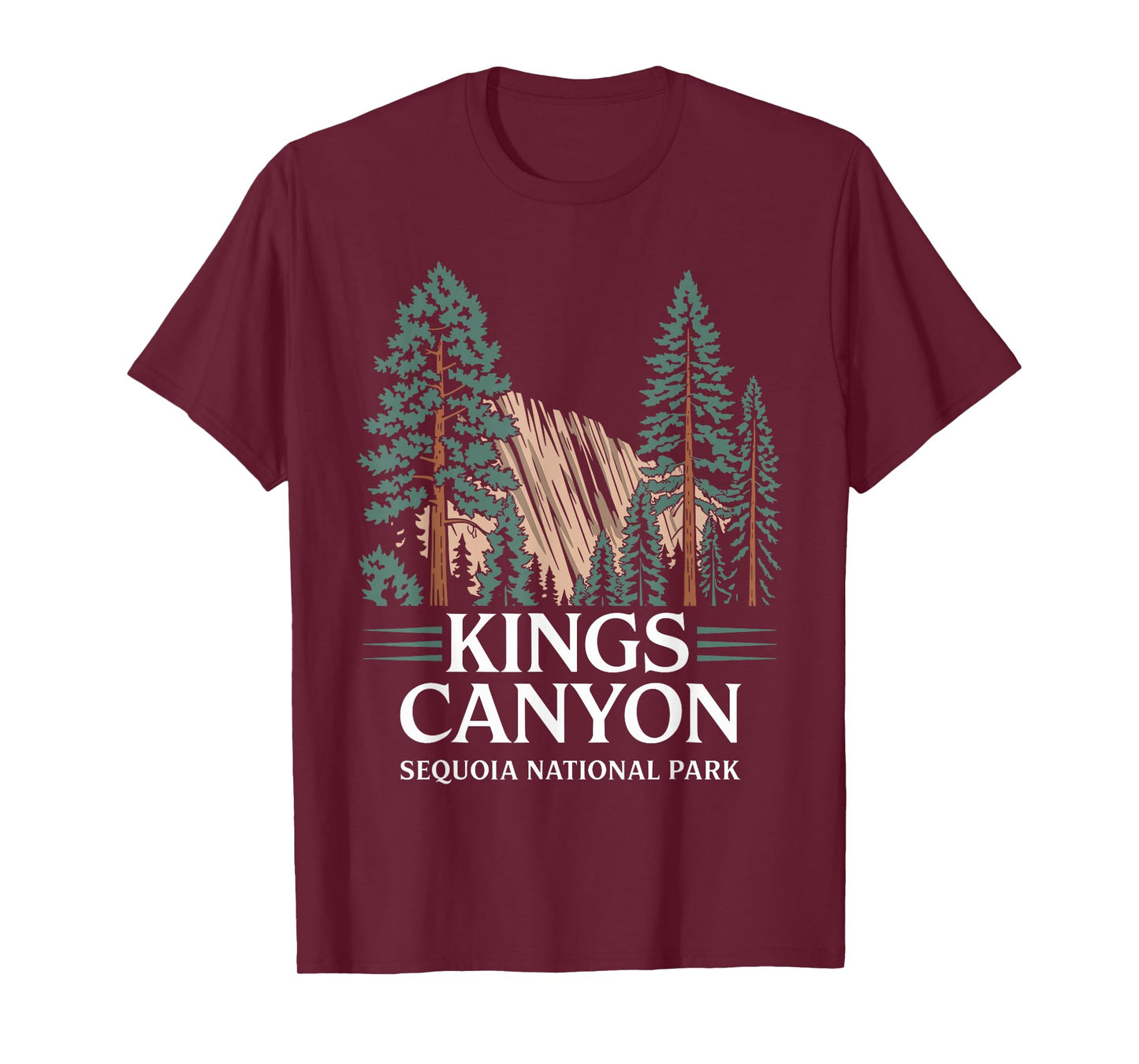 Kings Canyon National Park Sequoia Landscape T-Shirt