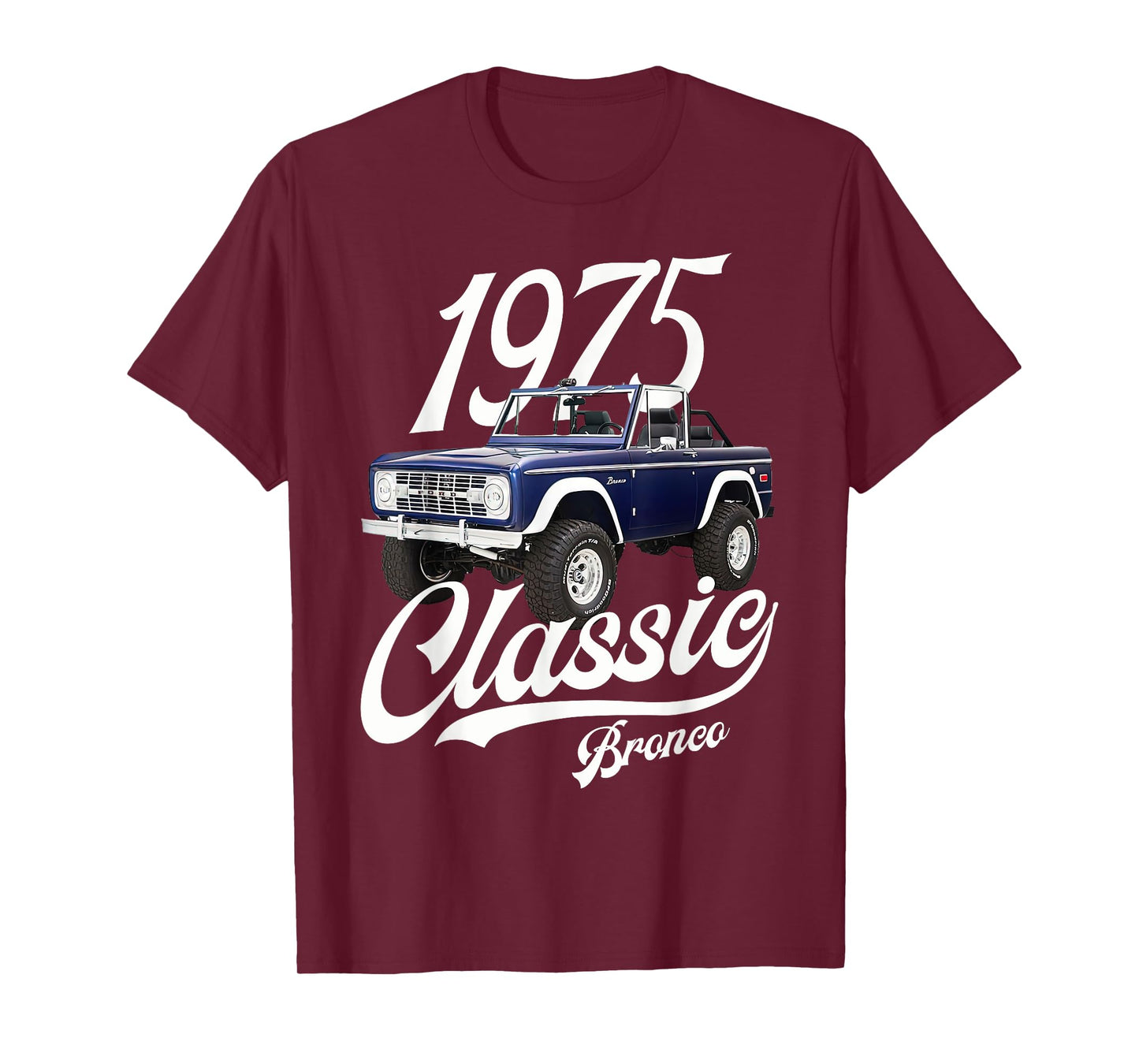 Classic bronco 1975 Navy Blue Knoxville T-Shirt