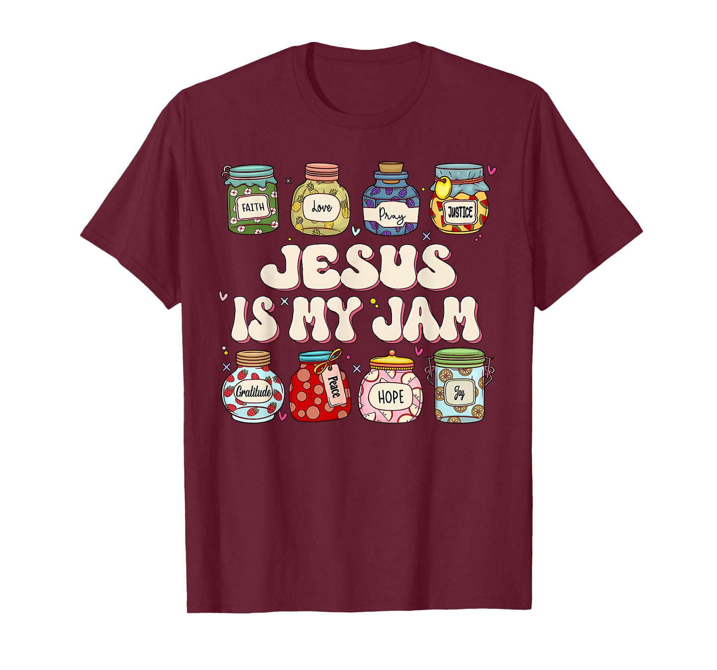 Jesus is My Jam I'm Here to Spread It Christian Faith God T-Shirt