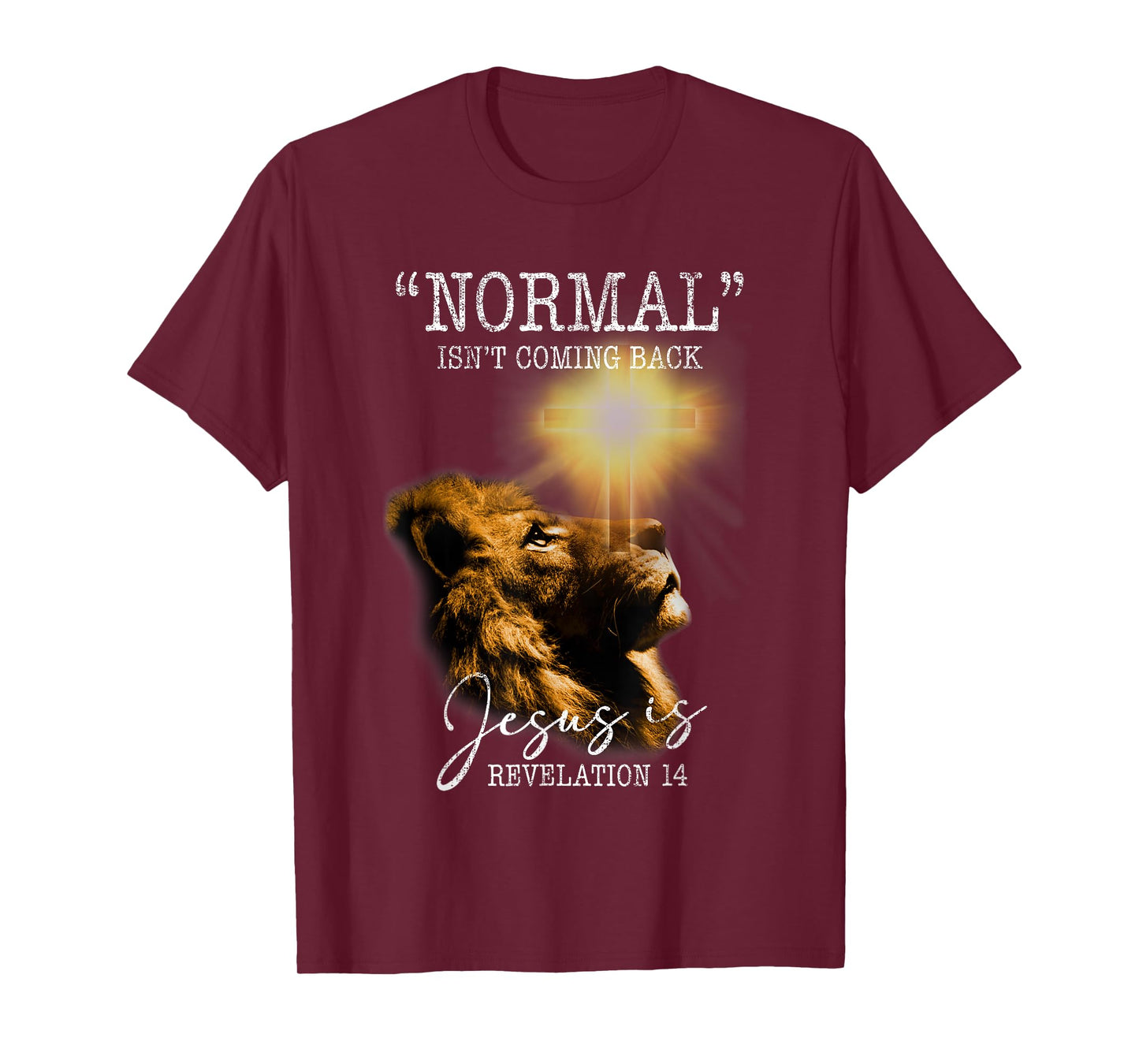 Normal Isnt Coming Back But Jesus Is Cross Christian Easter T-Shirt