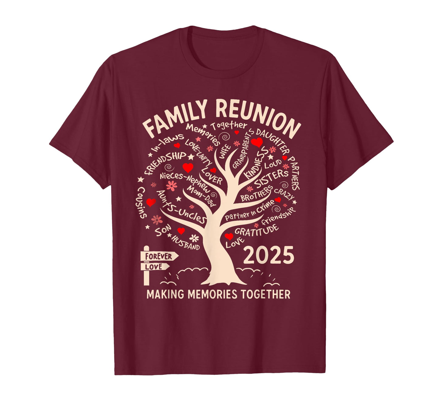 Making Memories Family Matching Group Family Reunion 2025 T-Shirt