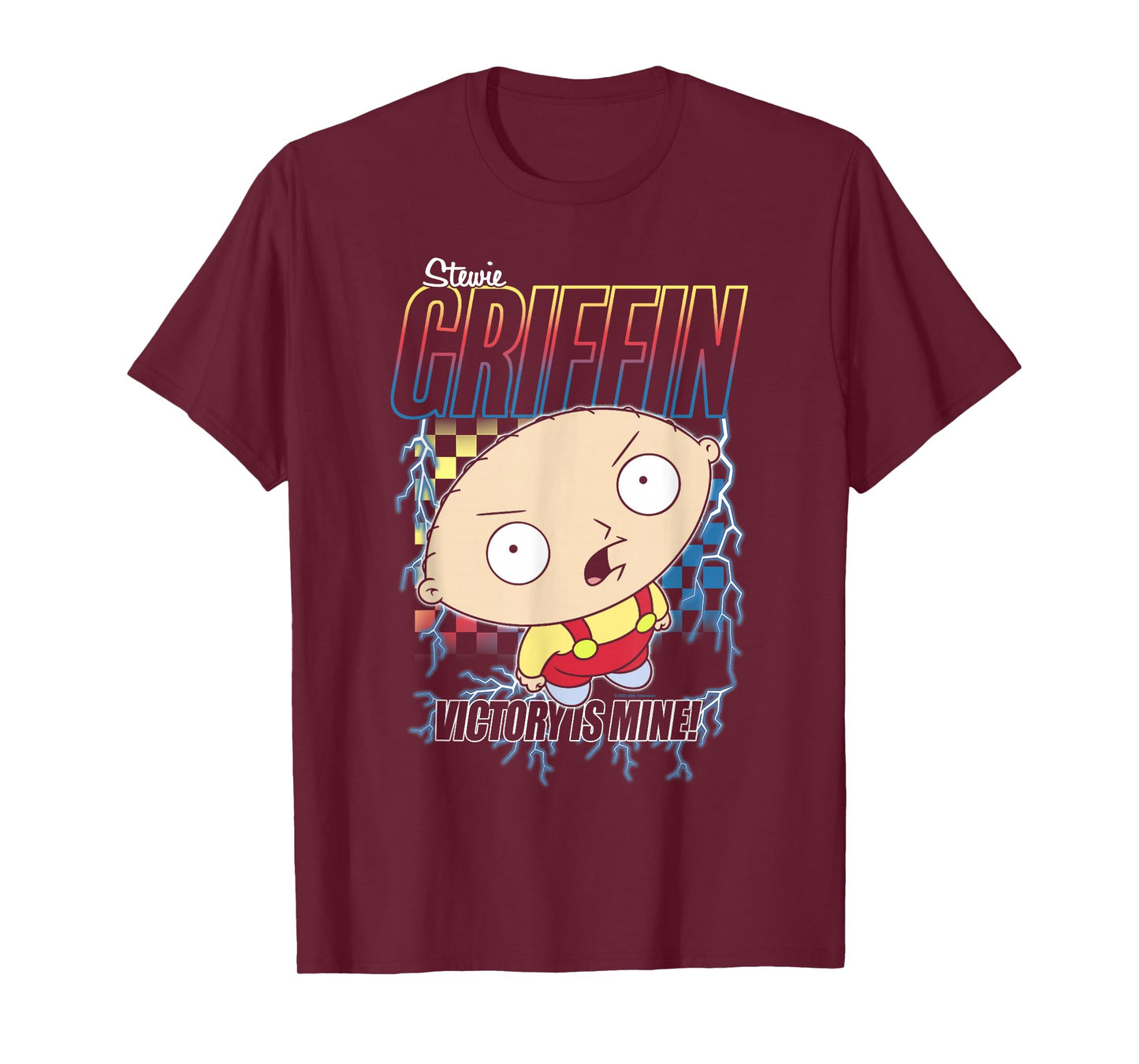 Family Guy Stewie Griffin Victory Is Mine Big Chest Poster T-Shirt