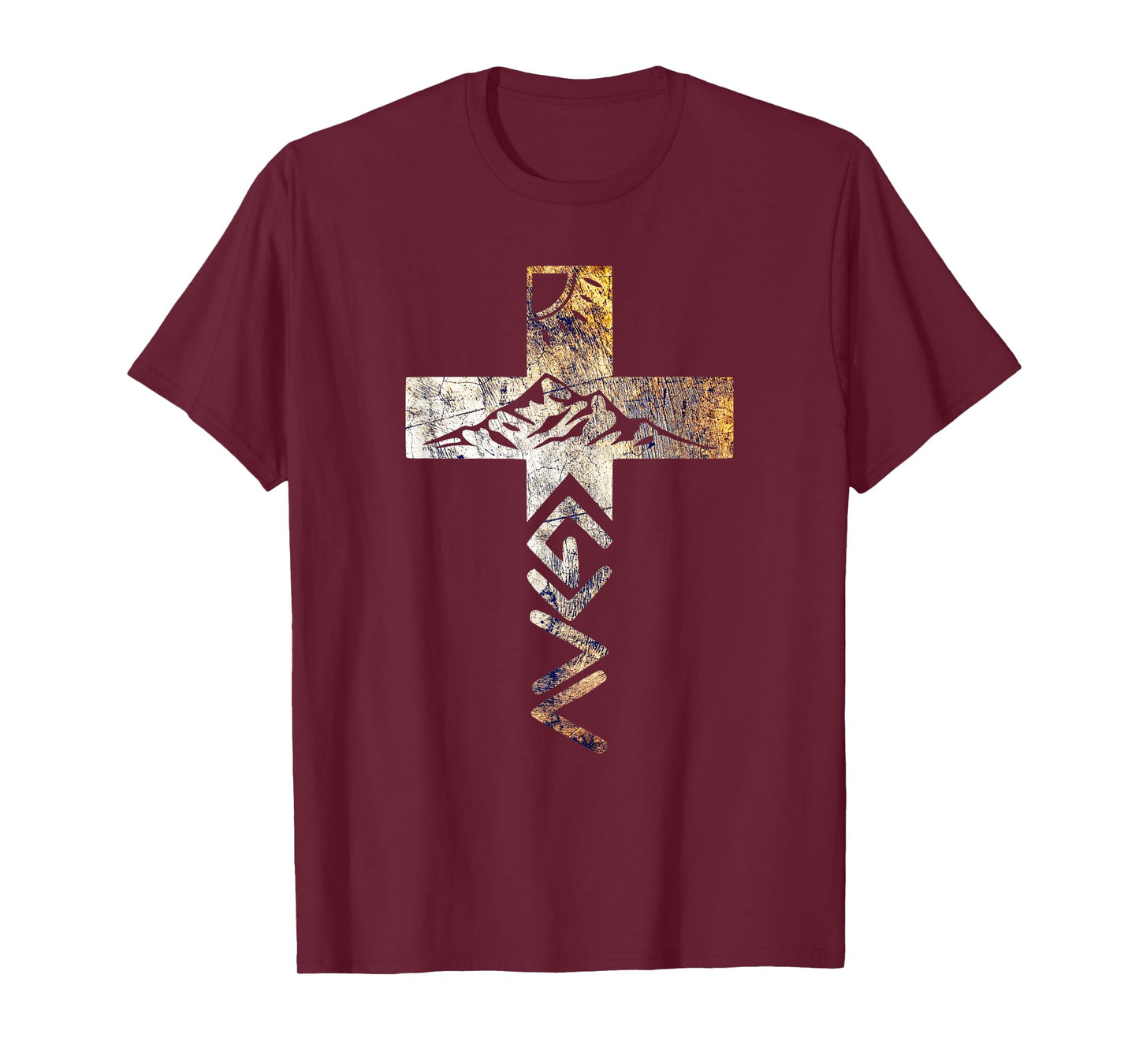 God Greater Than The Highs And Lows Cross for Christians T-Shirt