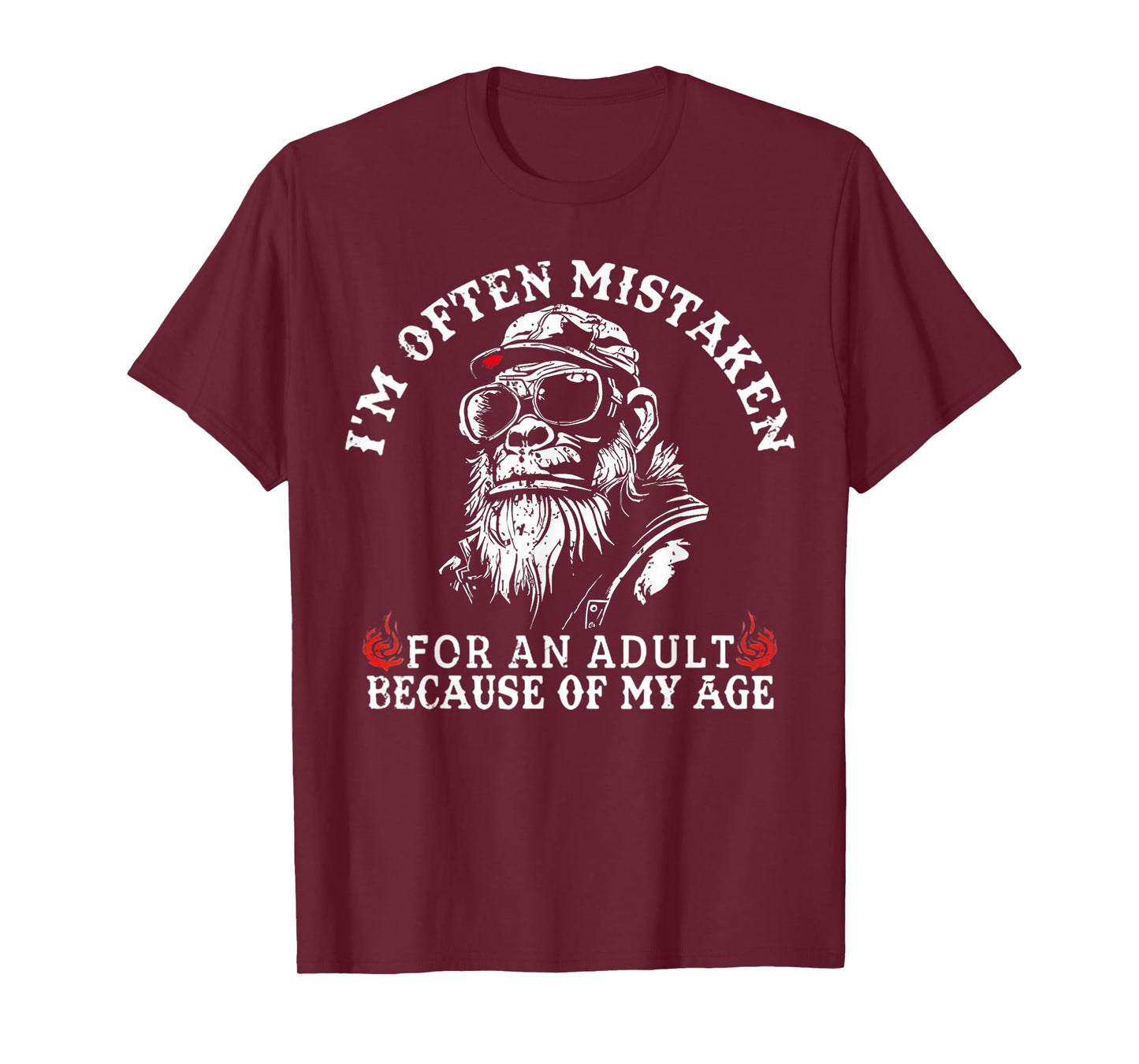 I'm Often Mistaken For An Adult Because Of My Age Monkey T-Shirt