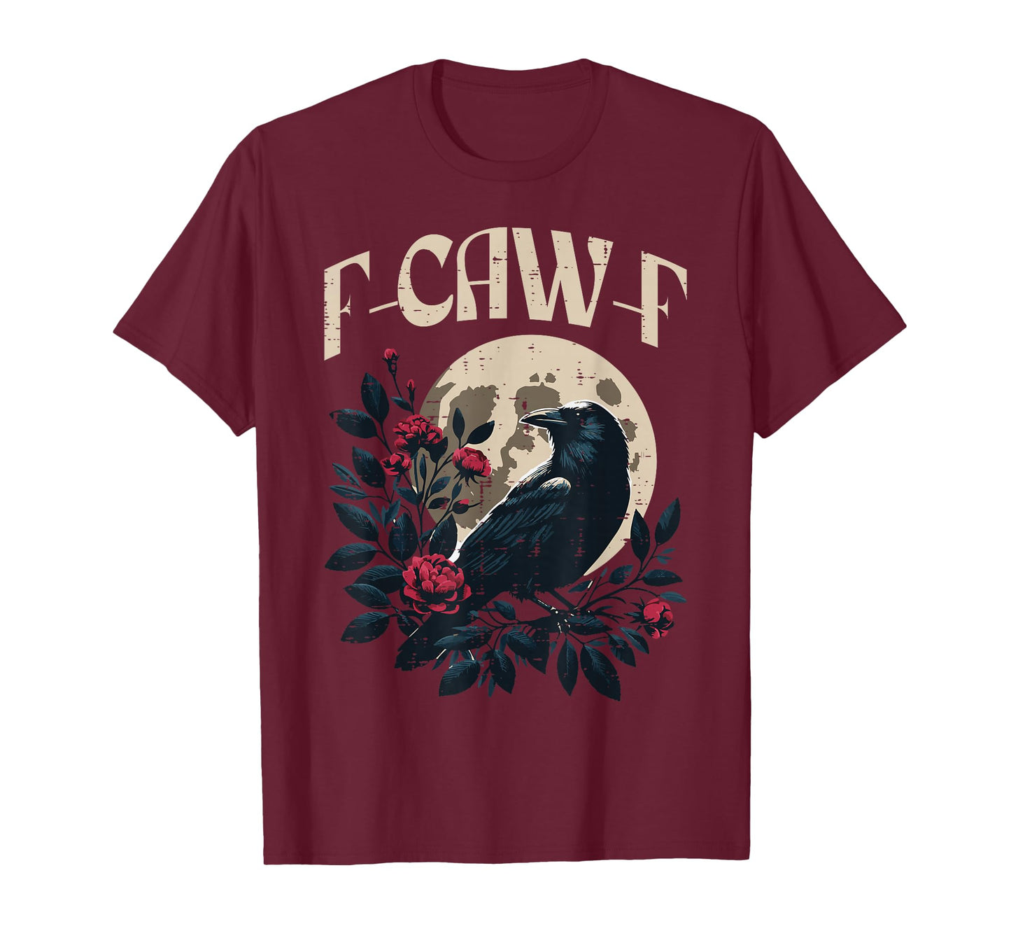 Funny Crow Meme Caw Women Kids Boys Men Girls Youth Teen T-Shirt