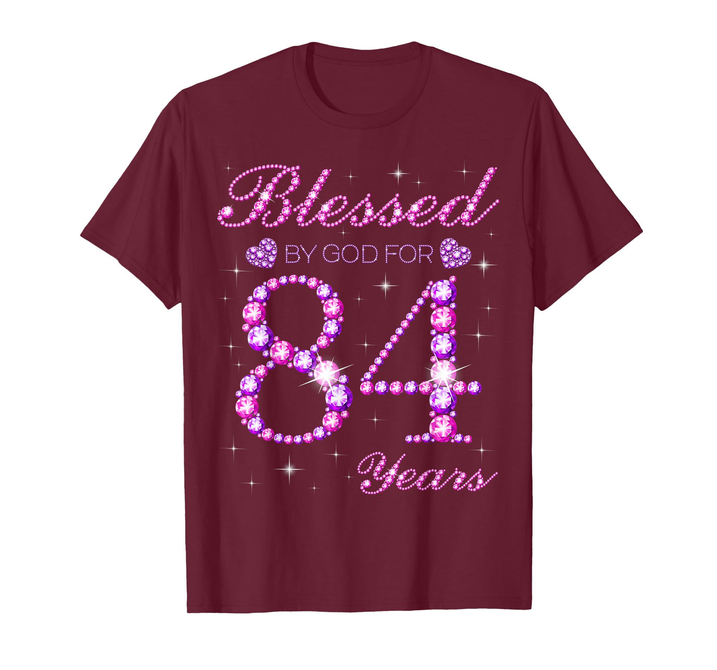 Blessed by God for 84 Years Old 84th Birthday Party T-Shirt