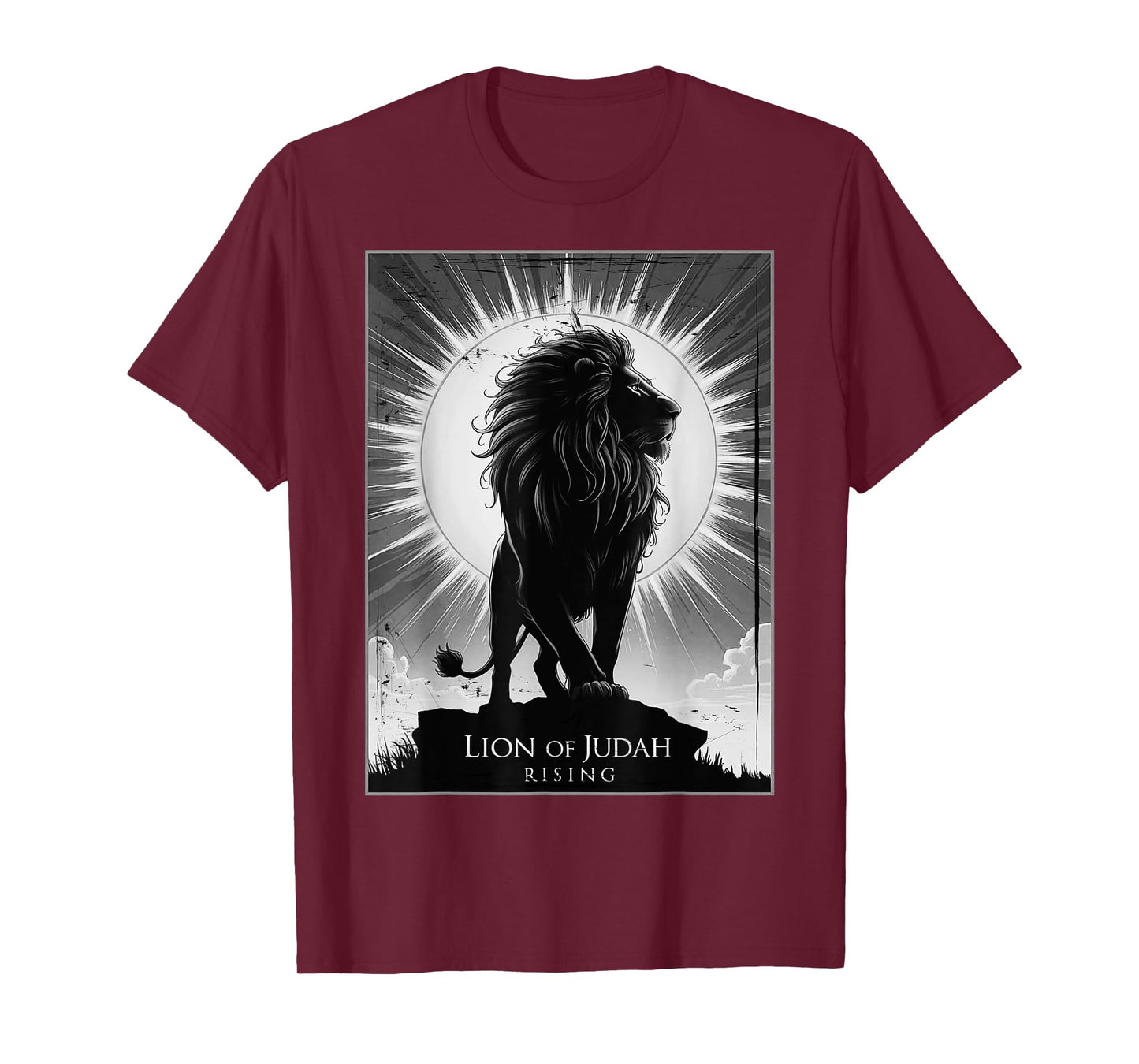 Lion Of The Tribe Judah Rising Hebrew Israelite YHWH T-Shirt