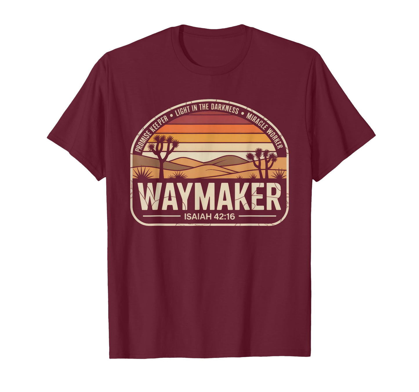 Waymaker Tshirt Promise Keeper Miracle Worker God Christian T-Shirt