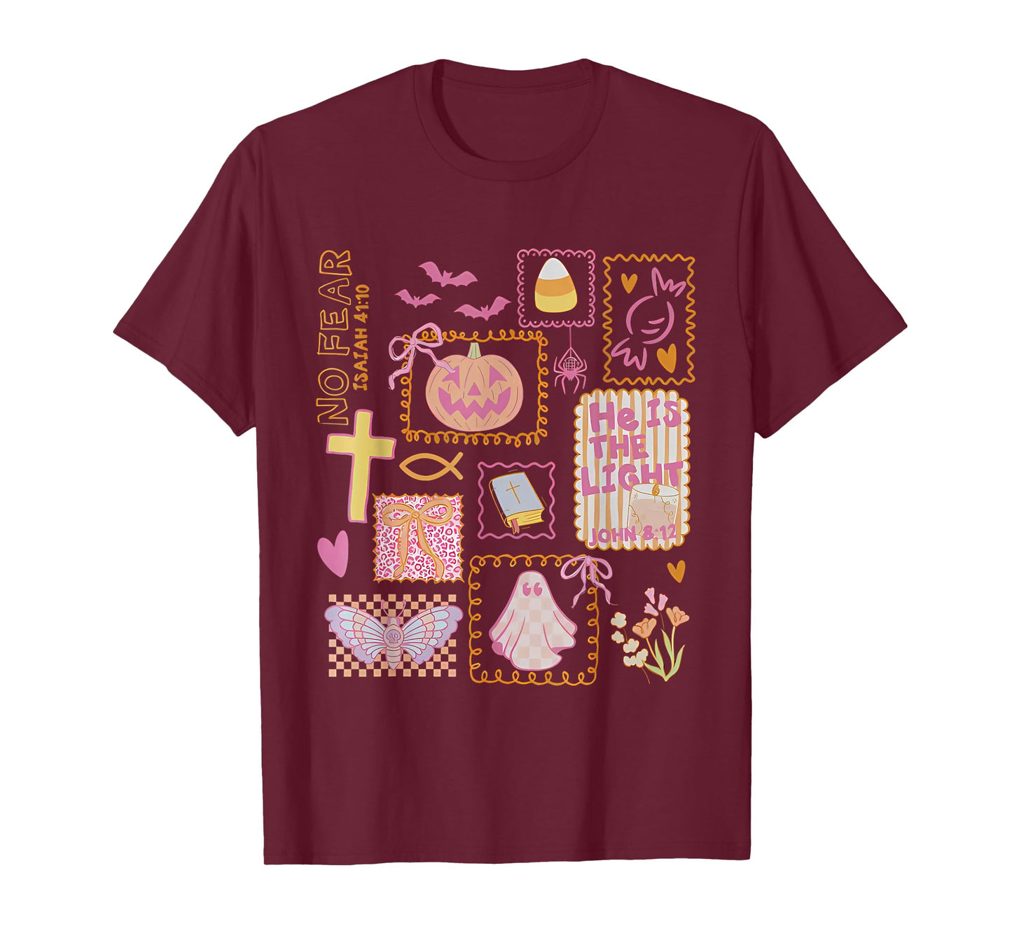 Christian Youth Group Faith Fall Church Cute Jesus Halloween T-Shirt