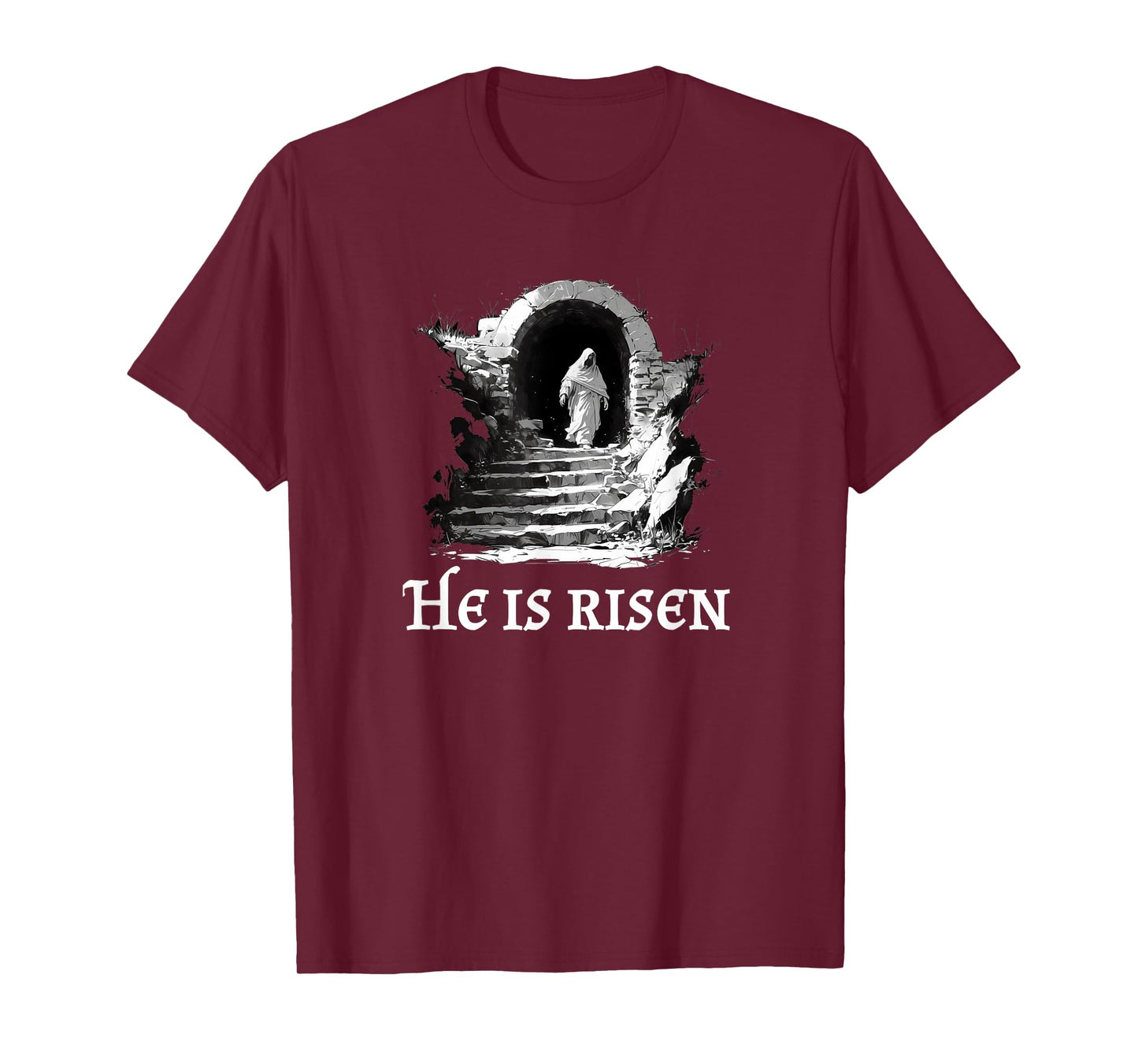 He Is Risen! Cross Jesus, Easter Day Christians Vintage gift T-Shirt