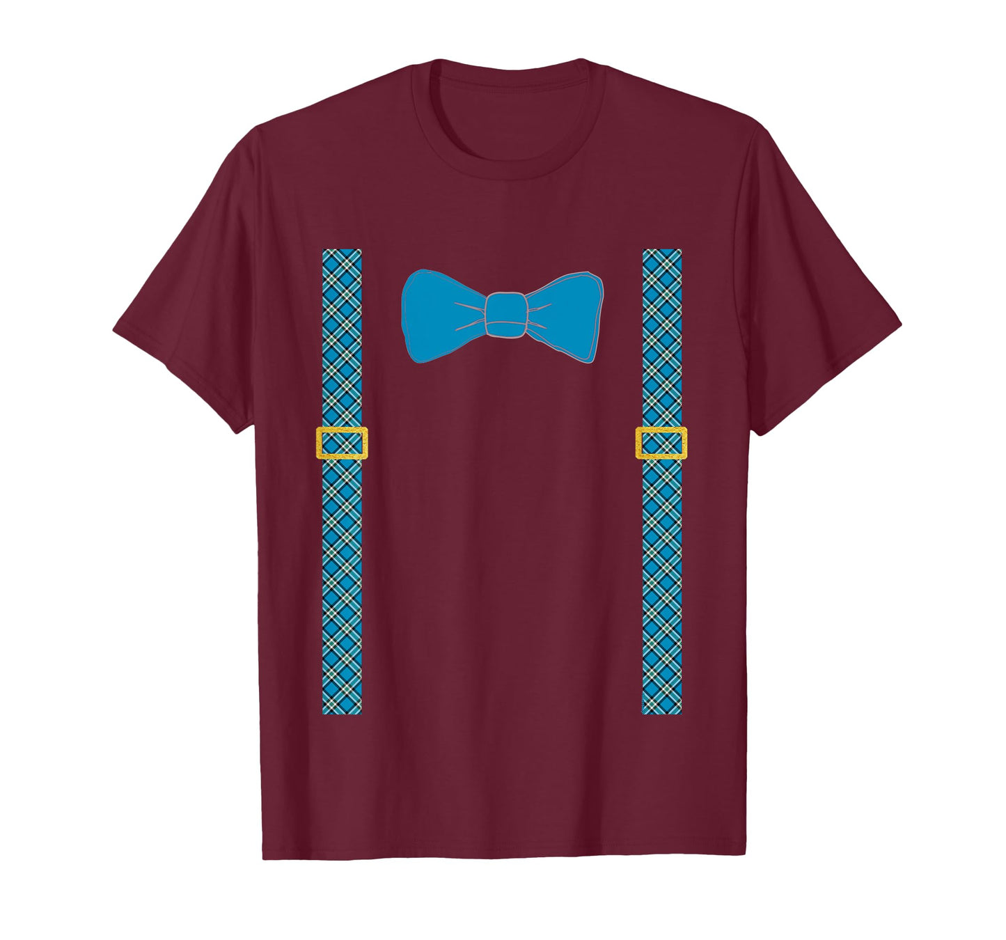 Kids Boys Suspenders and Bowtie Tee by Scarebaby T-Shirt