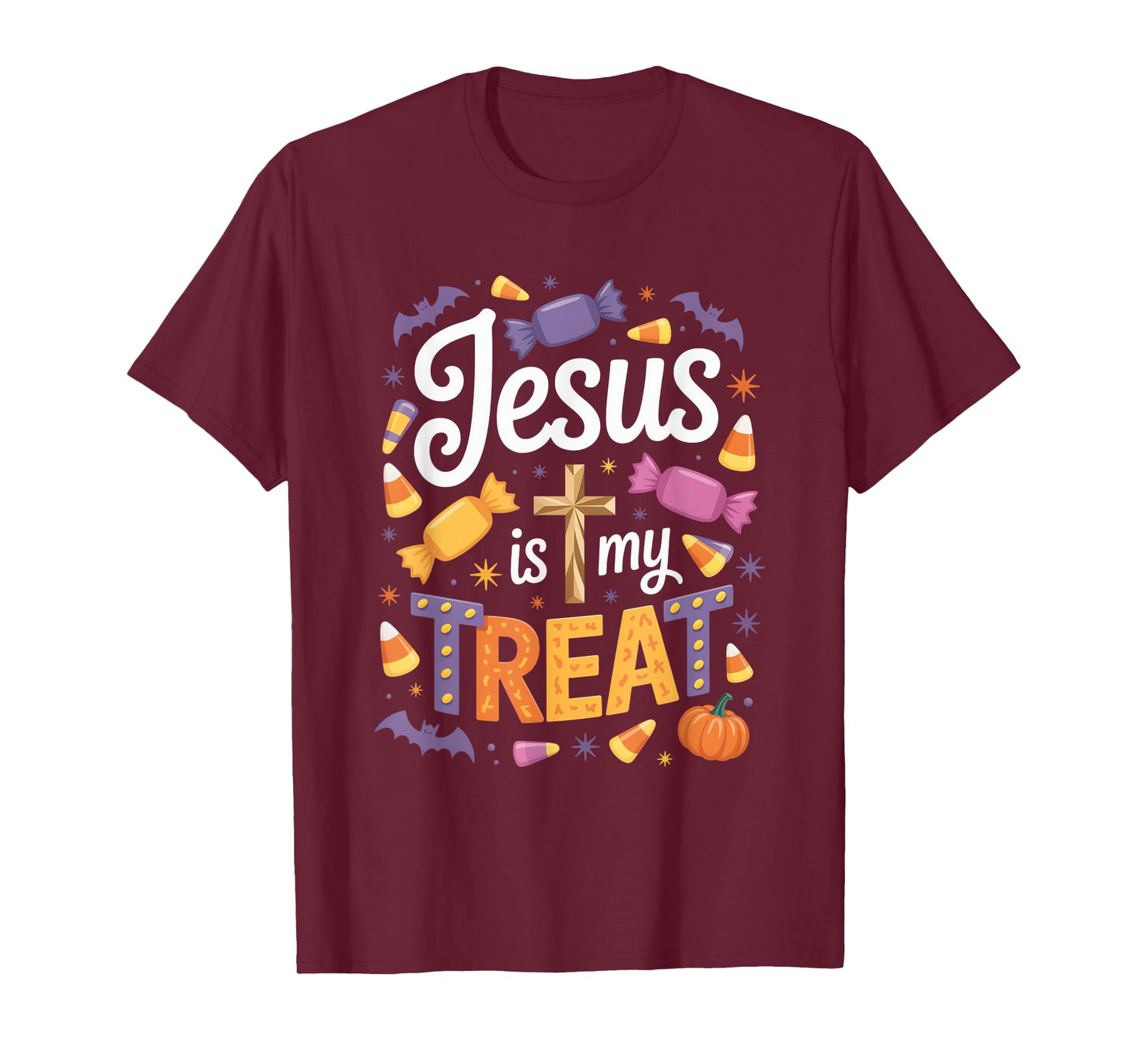 Christian Jesus is My Treat Candy Cross T-Shirt